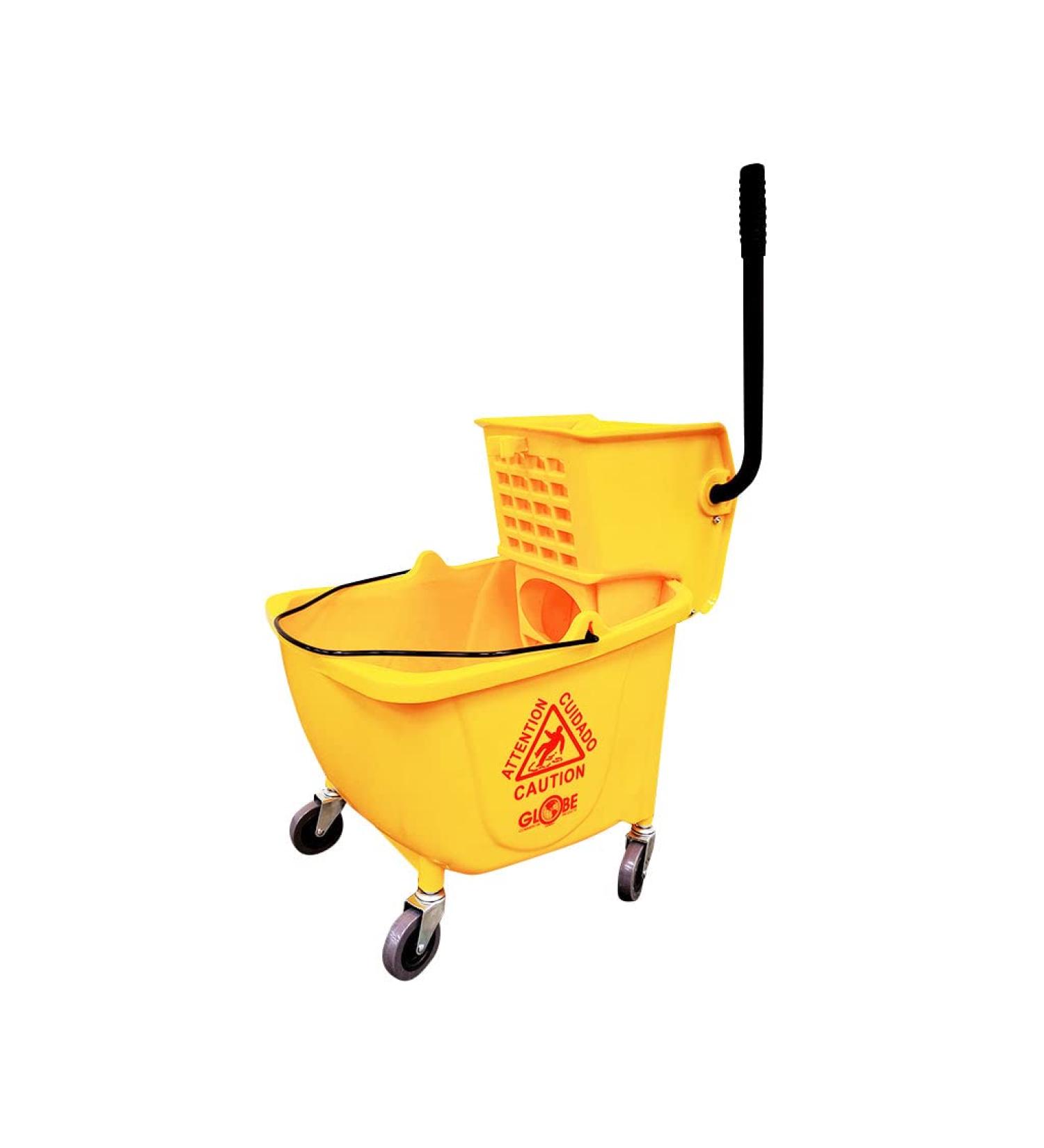 35 Qt Sidepress Bucket and Wringer Yellow Yellow 35 Qt - Buy Online on GoSupps.com