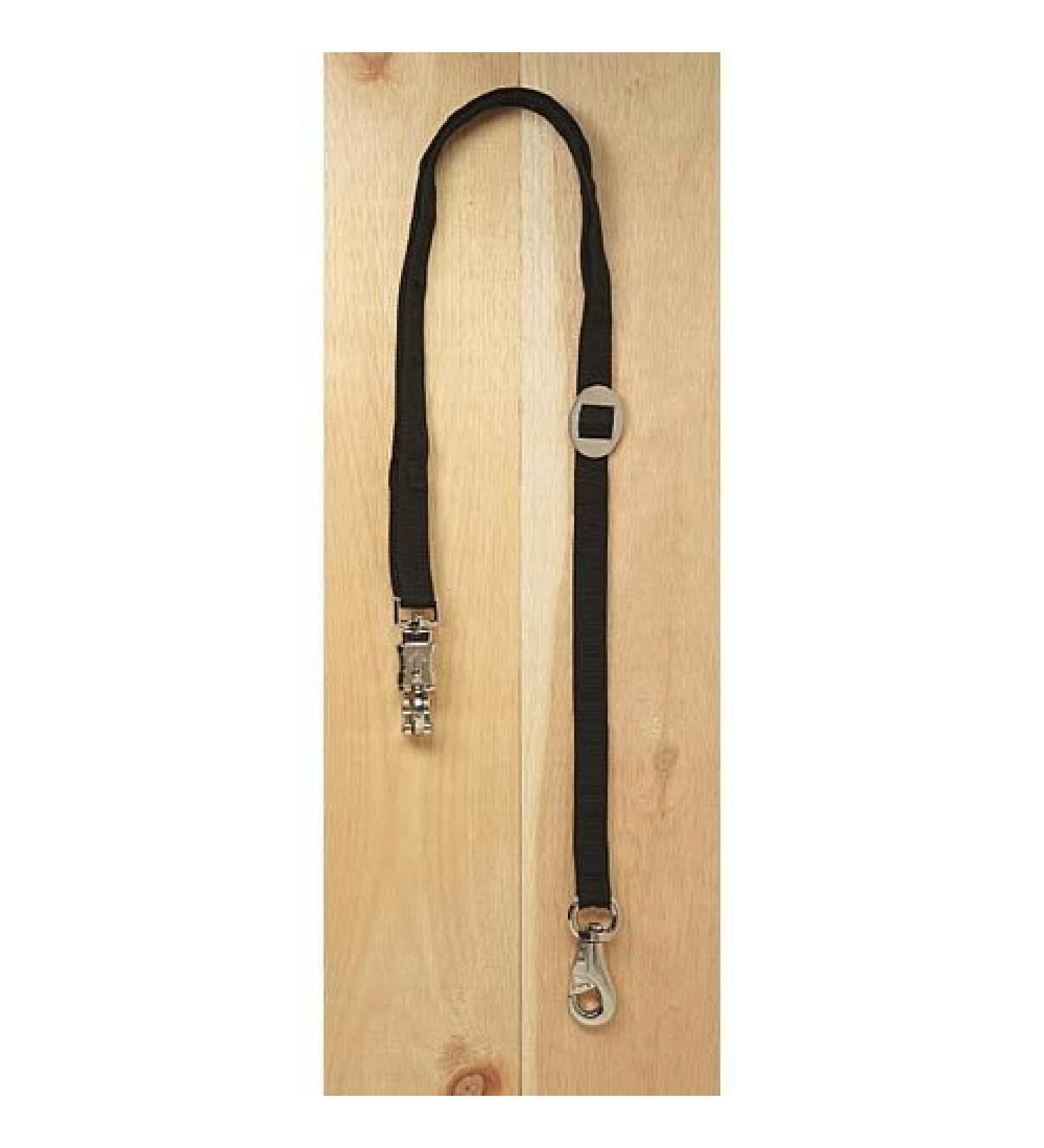 Jacks Safety Cross Ties Set of 2 Heavy Weight Poly Webbing One Pair Black