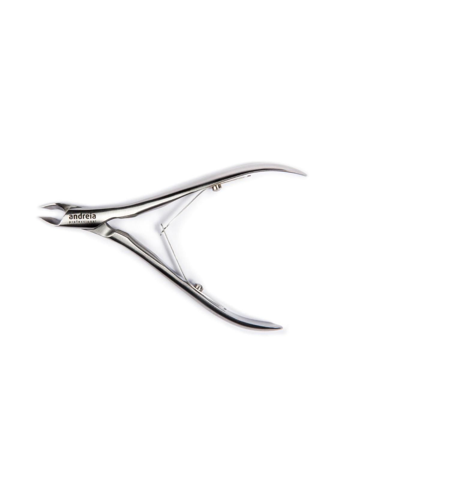 Andreia Professional Nails Cuticle Nipper - Stainless Steel 4 mm - Nail Clippers to Remove Dead Skin - Durable Nail Care Pedicure Manicure Tools with Sharp and Smooth Cut