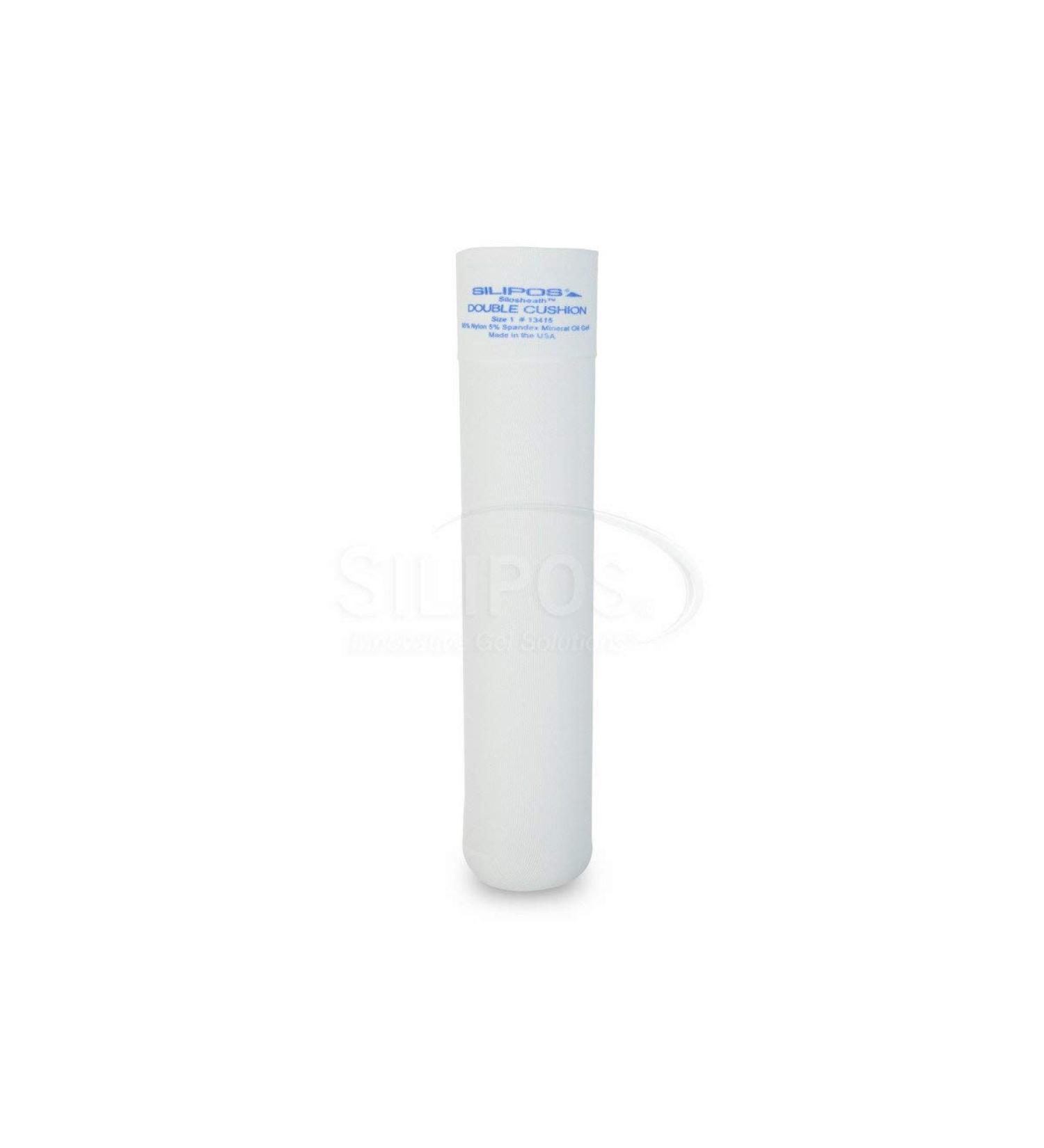 Silipos Double Cushion BK SiloSheath 13485 Prosthetic Liner   Large/Wide Size Allergy-Proof Stump Sock. Splints and Supports