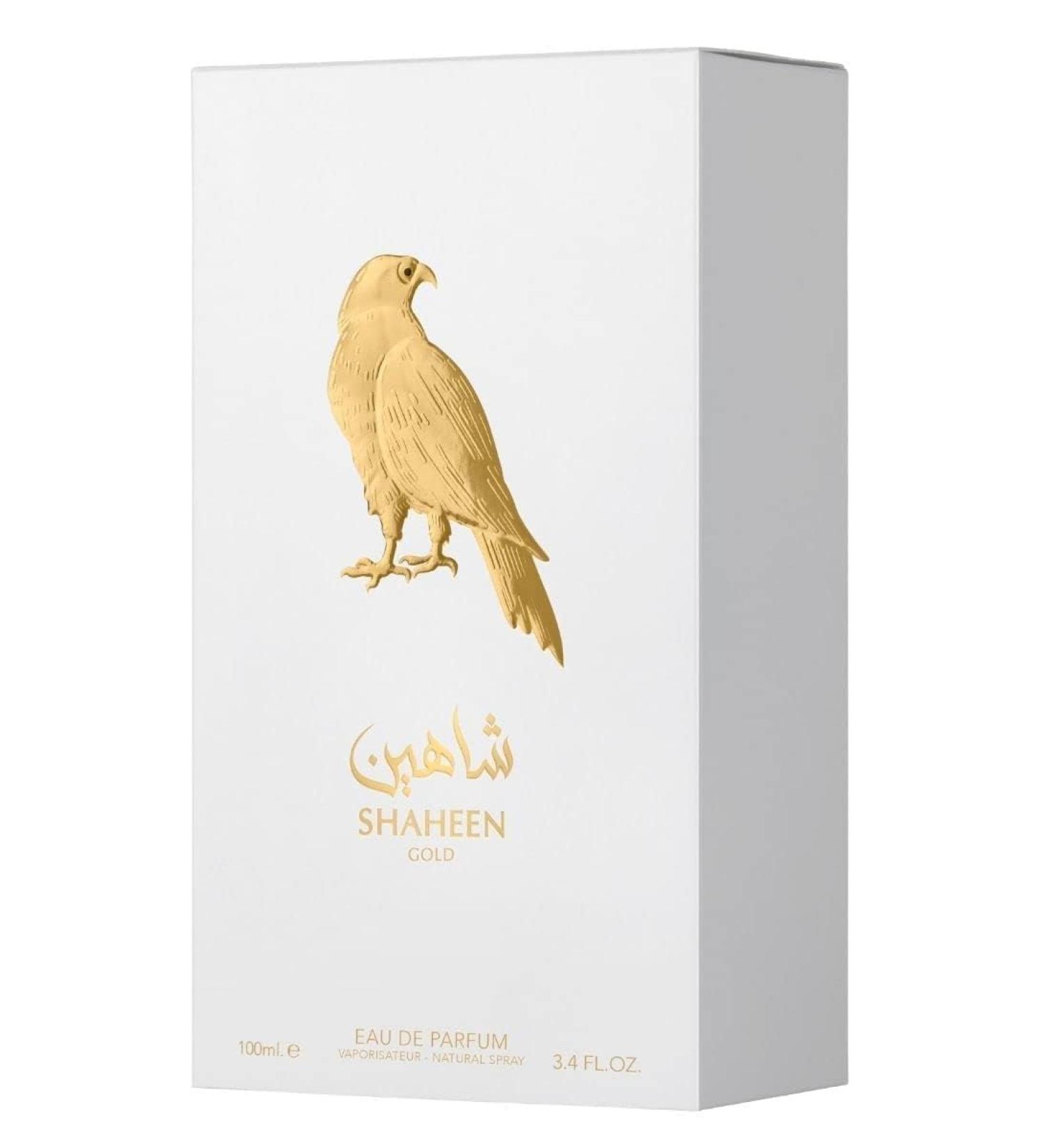 Perfumes Sha'heen Gold for Unisex Eau de Parfum Spray 3.04 Fl Oz (Pack of 1)