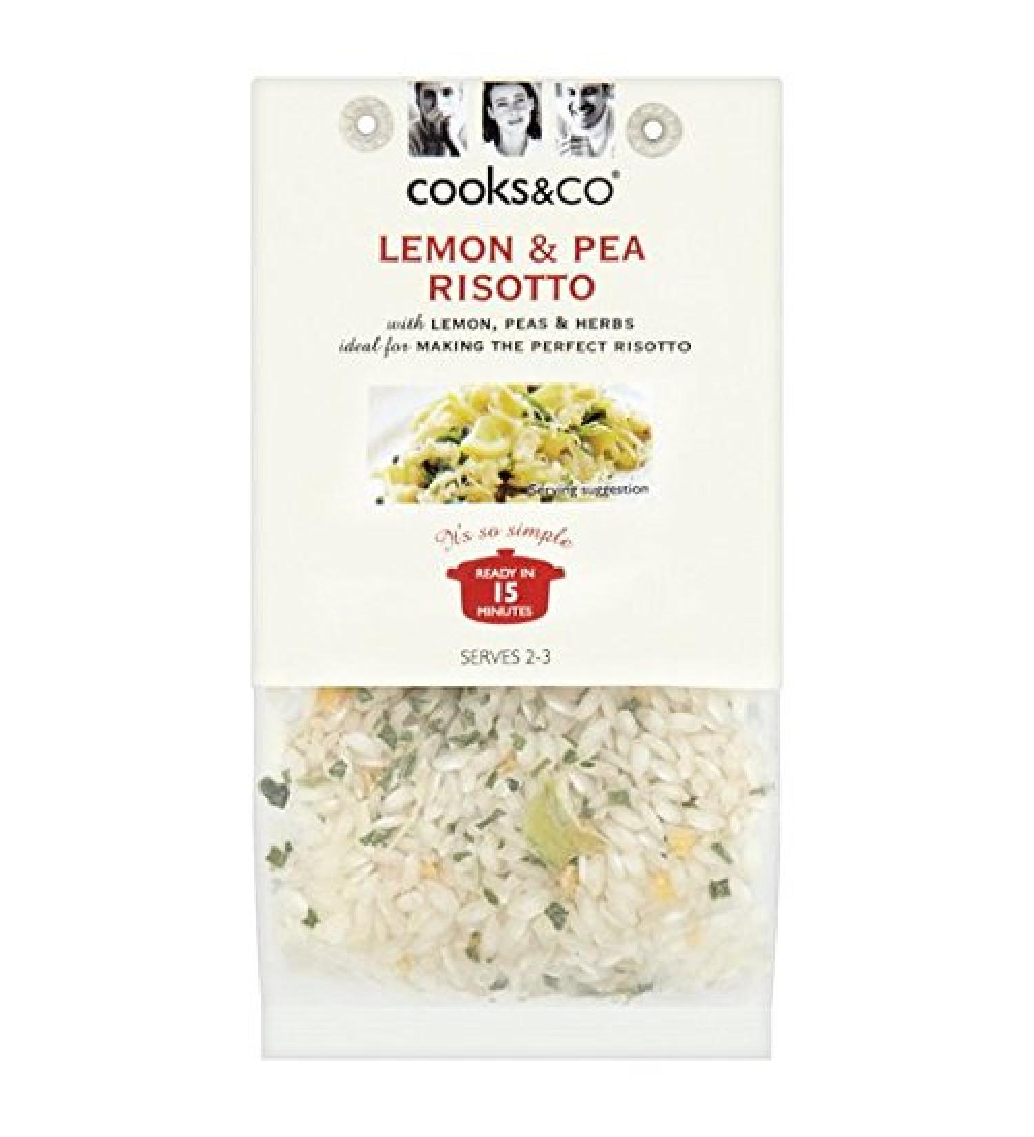Cooks & Co Cooks & Co Lemon and Pea Risotto 190g