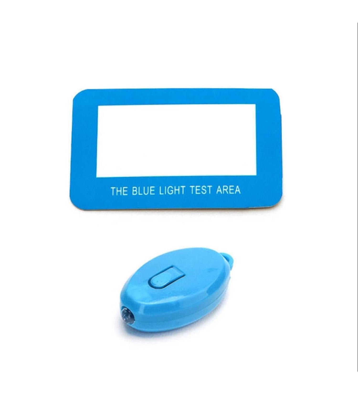 Blue Light Blocking Glasses Test Kit - Anti Blue Light Testing Card & Device for Eye Protection - Buy Online on GoSupps.com