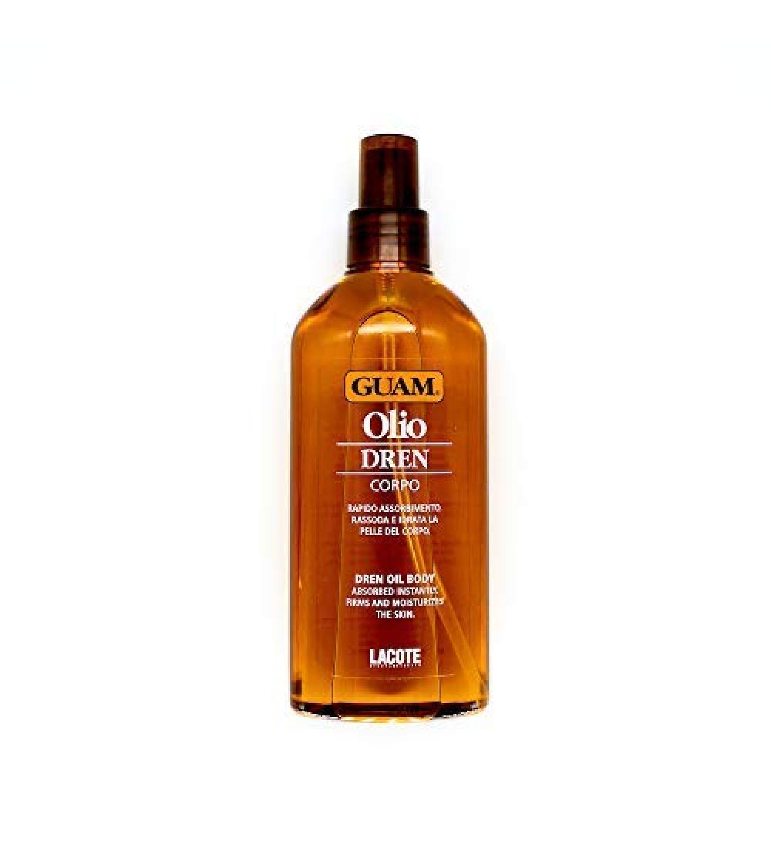 Body by Guam Dren Body Oil 200ml - Natural Firming & Detoxifying Oil for All Skin Types | International Shipping - Buy Online on GoSupps.com