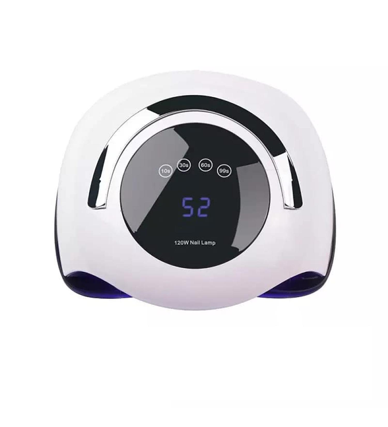 UV LED Nail Dryer 120W - Professional Salon Grade Nail UV Gel Dryer for Fast Curing - White - Buy Online on GoSupps.com