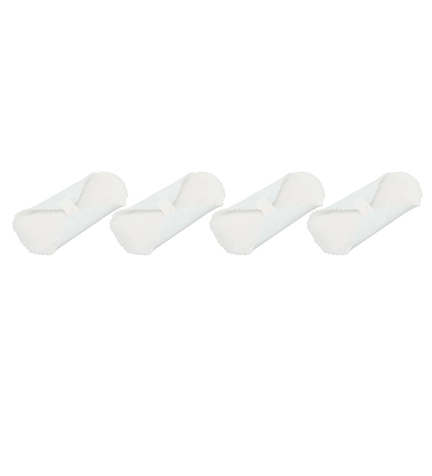 4 Pack Feminine Fabric Pads - Eco-friendly Reusable Menstrual Products for Comfort & Sustainability - Buy Online on GoSupps.com