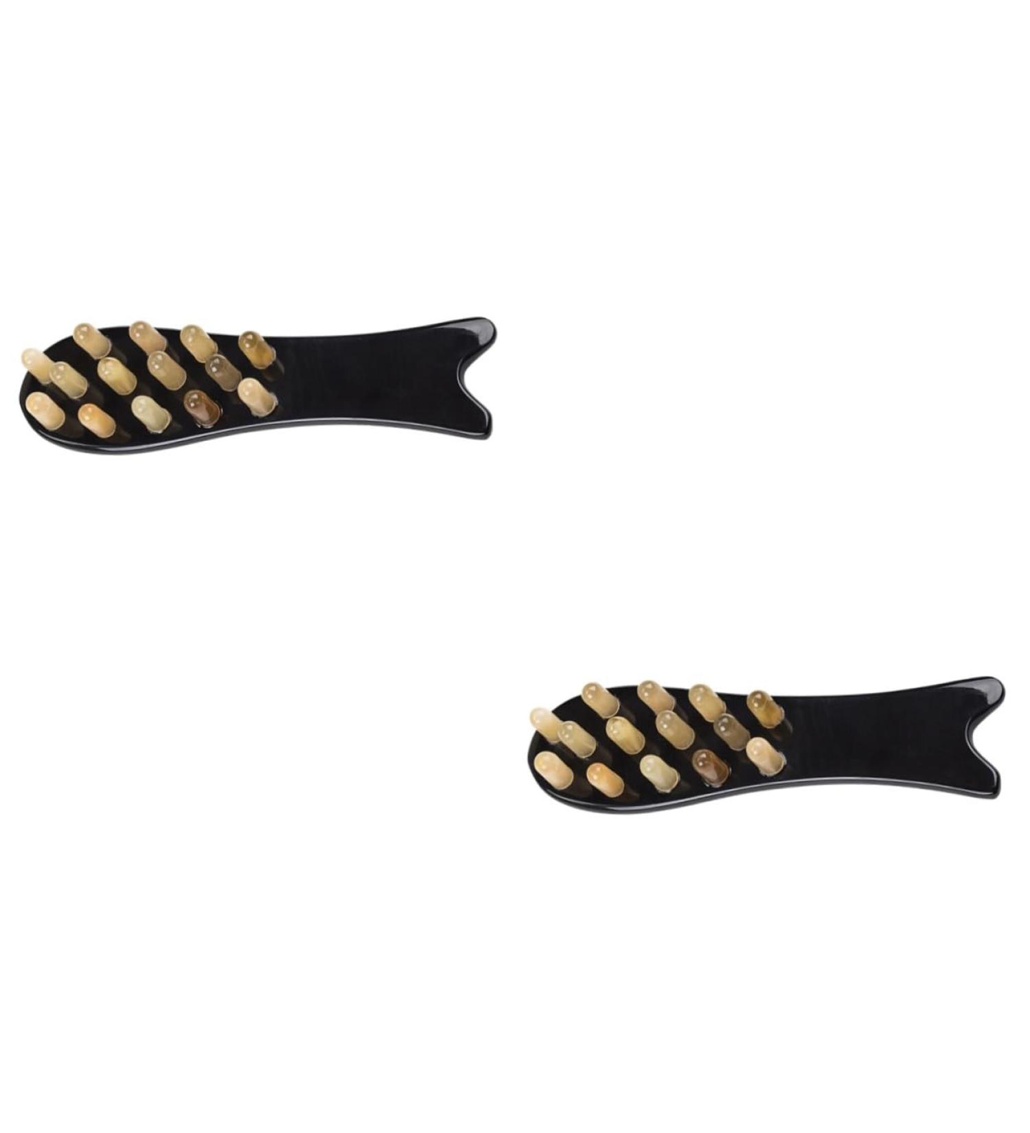 Fomiyes Wooden Scalp Massage Comb & Shampoo Brush - Natural Hair Care Tool for Soothe & Smooth Scalp - Buy Online on GoSupps.com