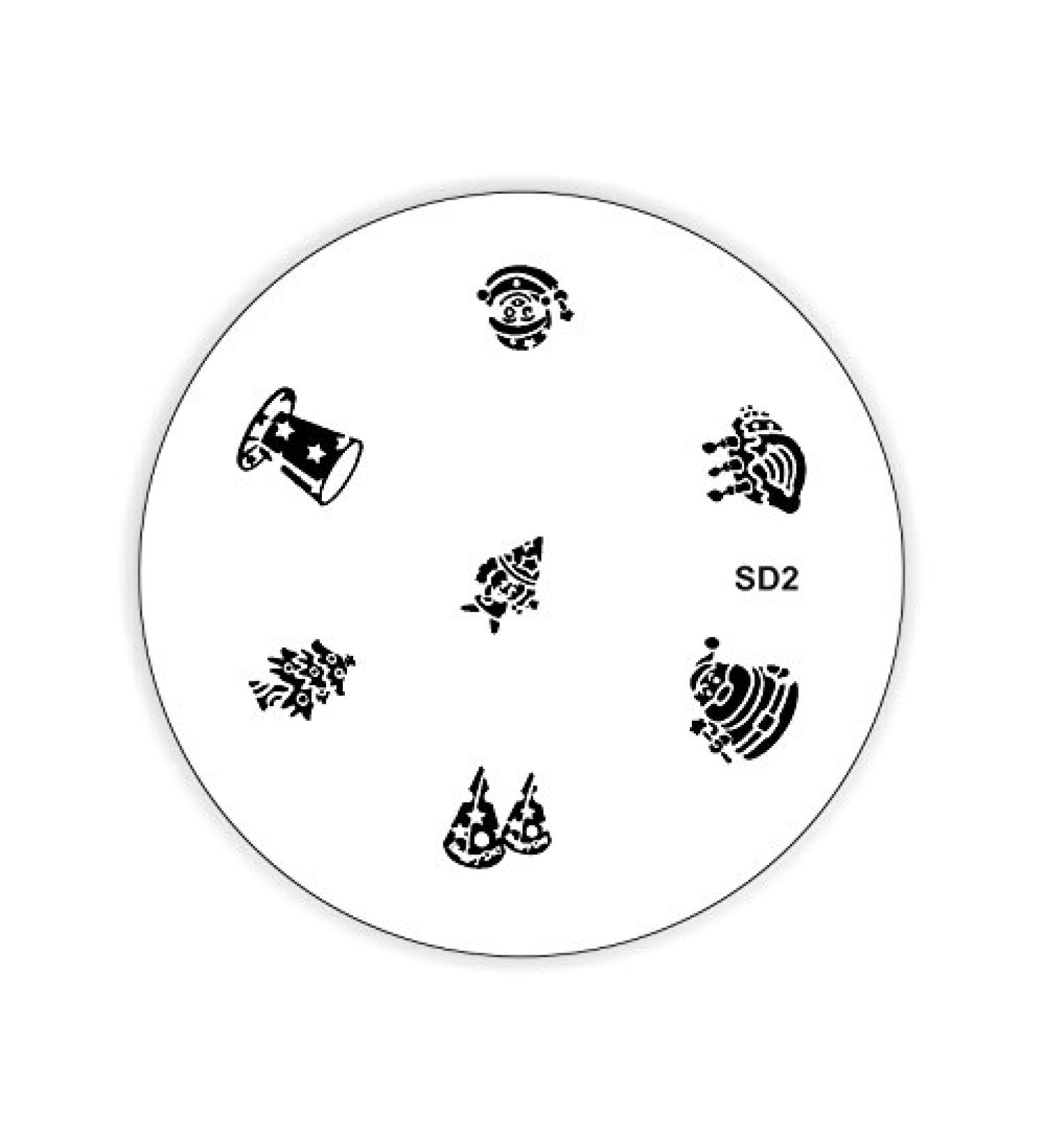 Stamping stencil XMAS SD2 - Christmas