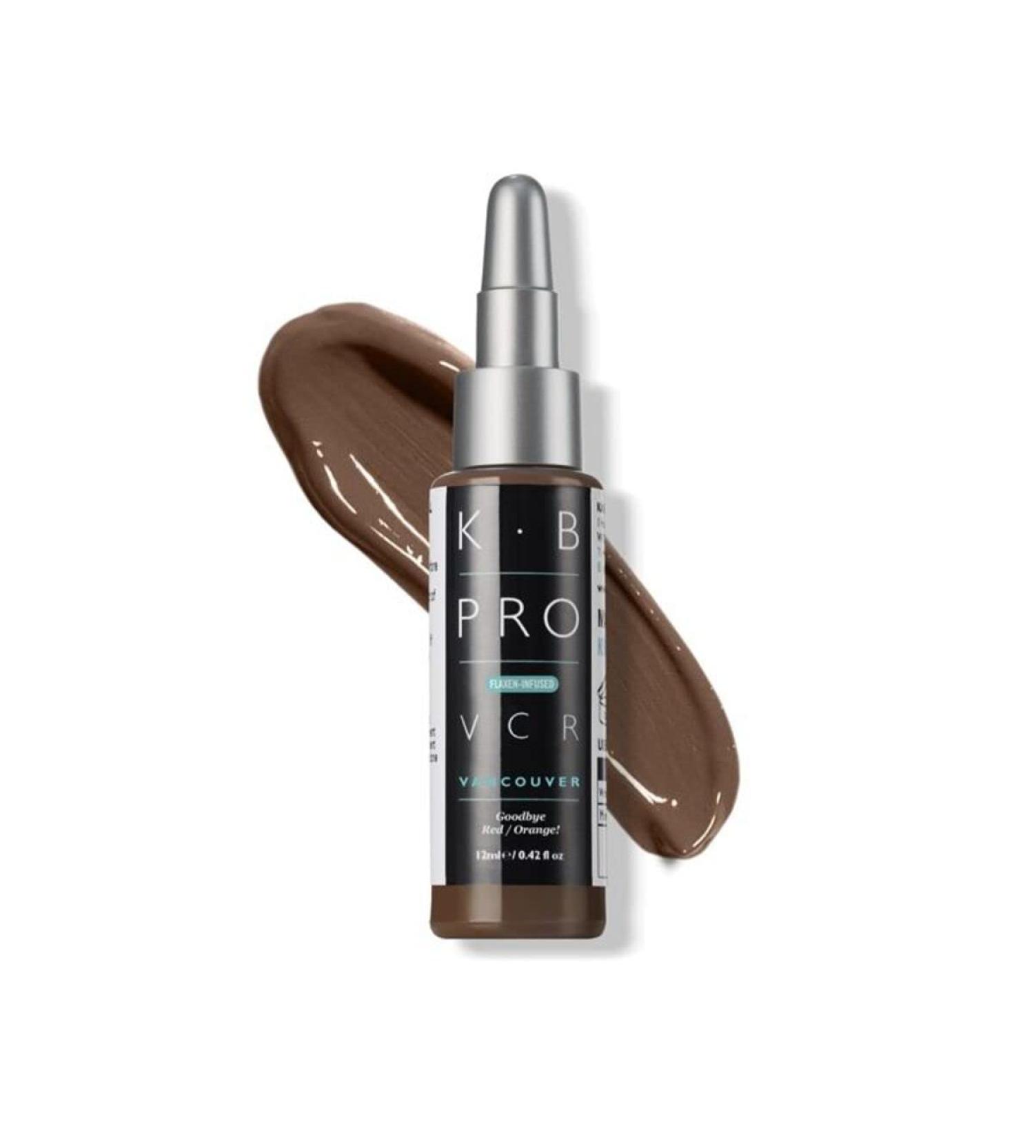 K.B Pro Microblading PMU Brow Adjuster Pigments Flaxen-Infused Perfect to Adjust the Tone of any Pigment Only a small amount is needed Vancouver (Goodbye Red/Orange!) 12 ml