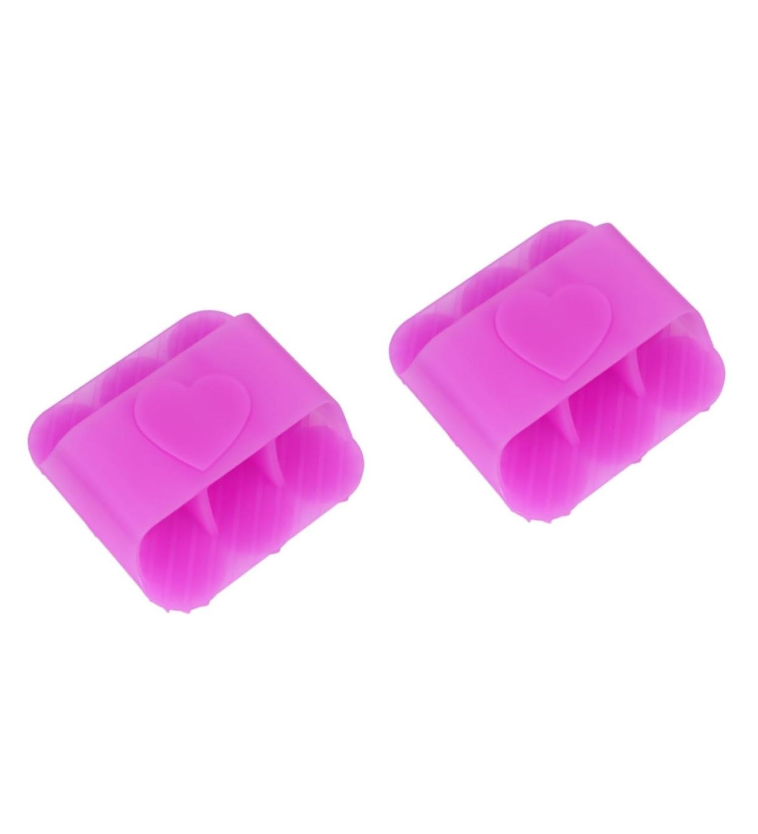 GLEAVI 2pcs Cleaning Brush Set - Hair Massage & Shampoo Brush Massager Scrubber in Purple | International Shipping Available - Buy Online on GoSupps.com