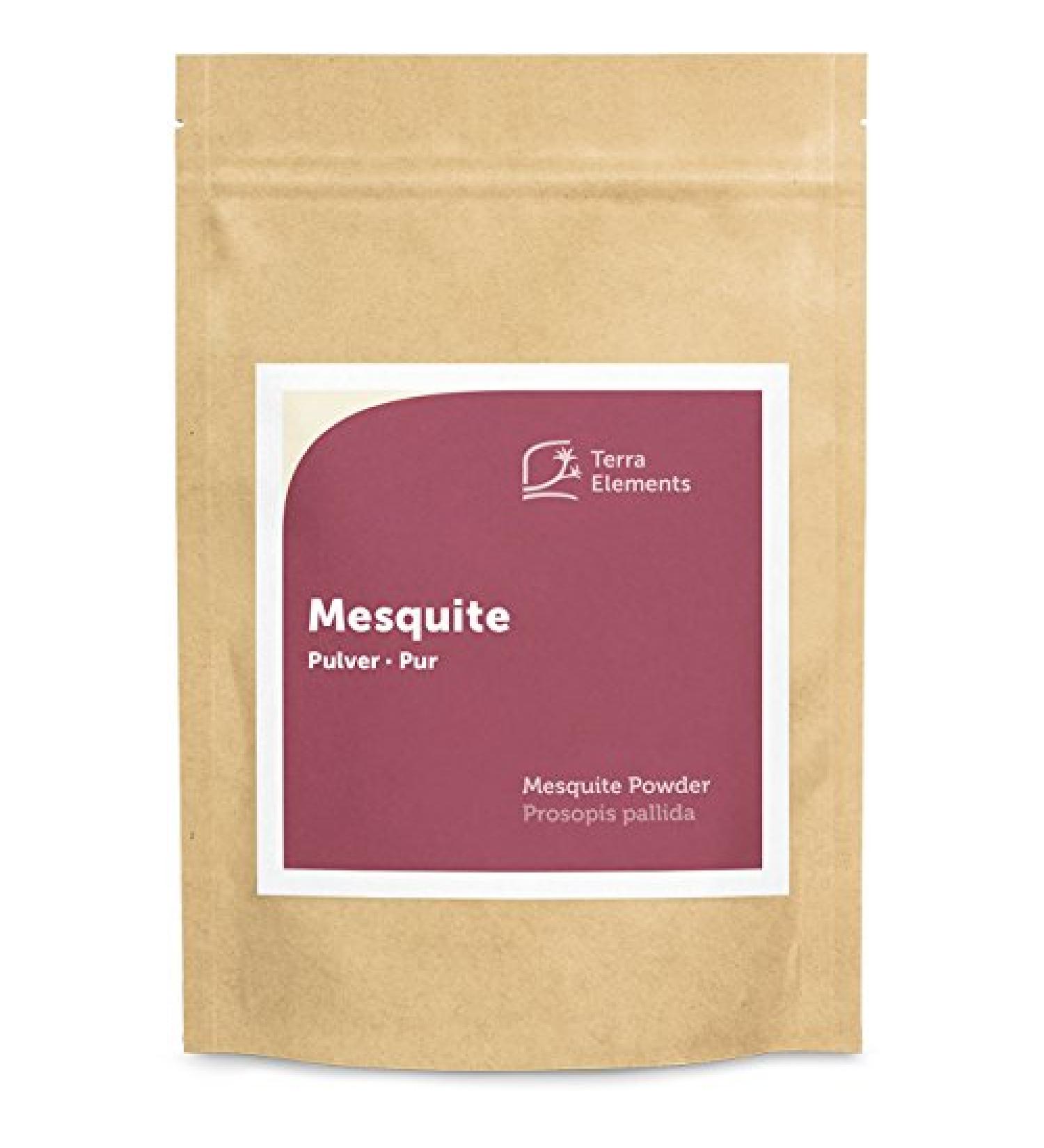 Buy Terra Elements Mesquite Powder 250g | Natural Caramel Flavor | Gluten-Free | 100% Pure | Vegan | Raw Food - International Shipping Available - Buy Online on GoSupps.com