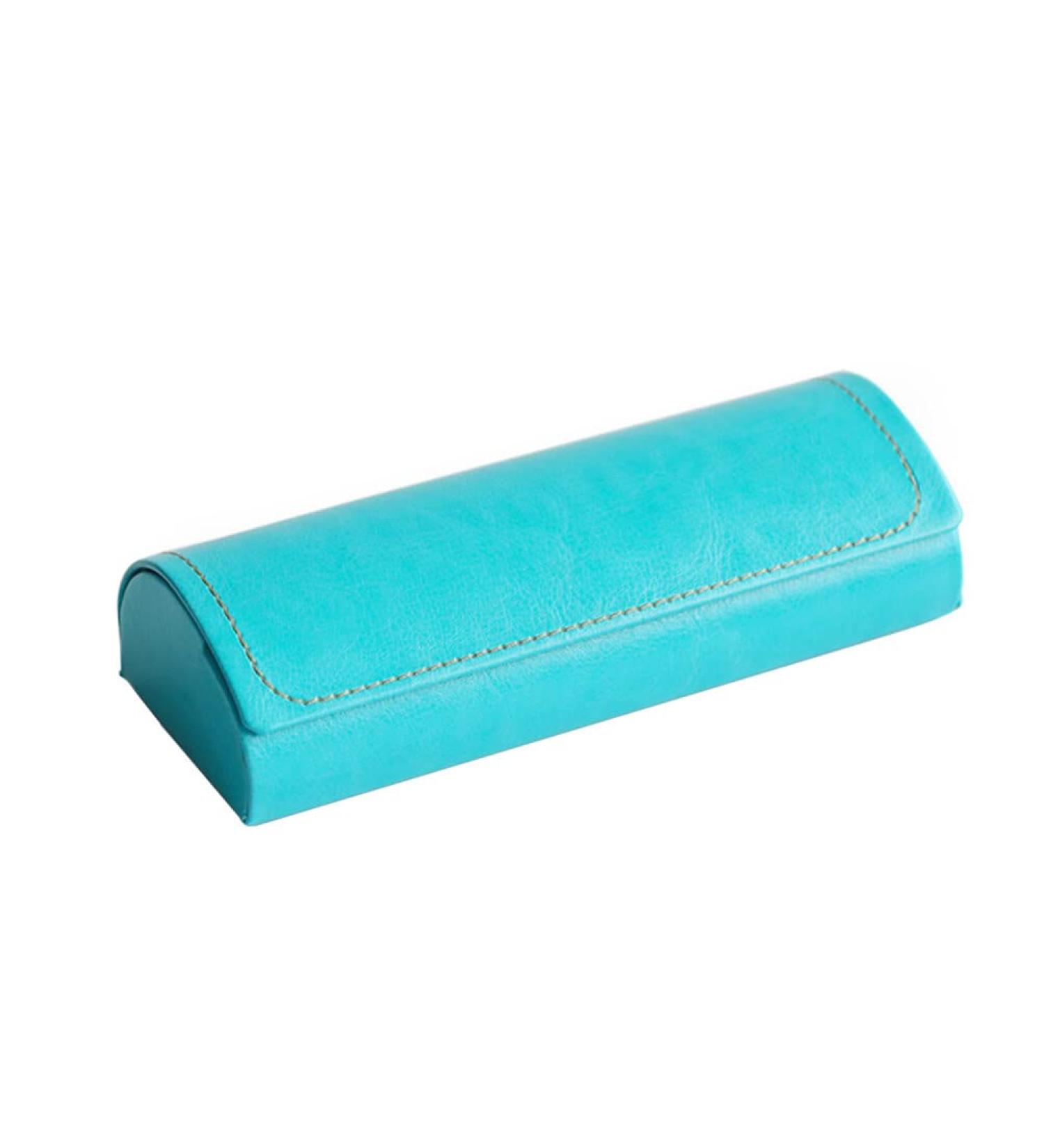 Milisten PU Leather Eyeglasses Case - Portable Reading Glasses Protector & Display Holder for Men & Women - Stylish Blue Eyewear Storage - Buy Online on GoSupps.com