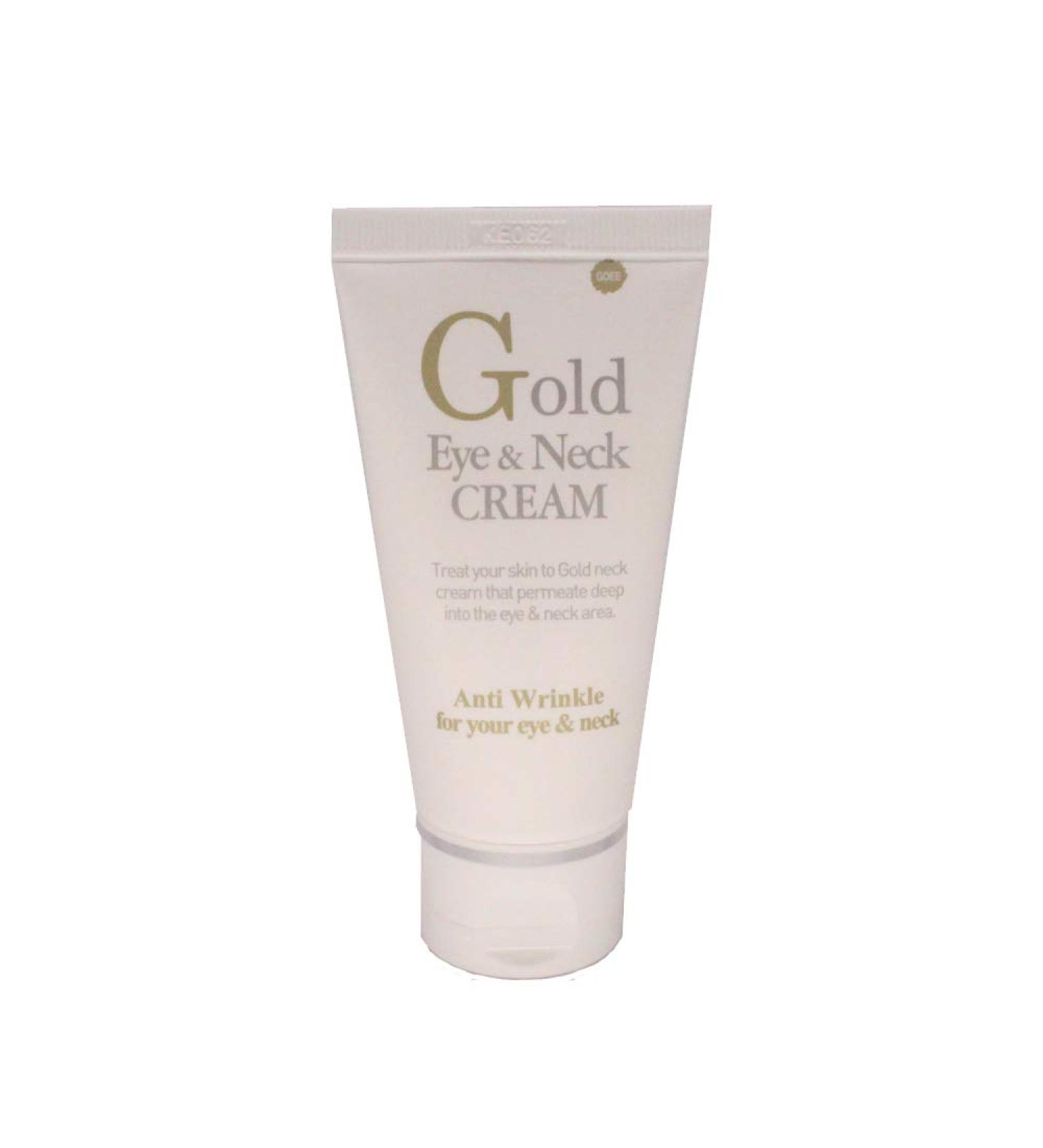 Gold Anti-Wrinkle Eye Neck Cream - Rejuvenate and Firm Skin - Buy Online on GoSupps.com