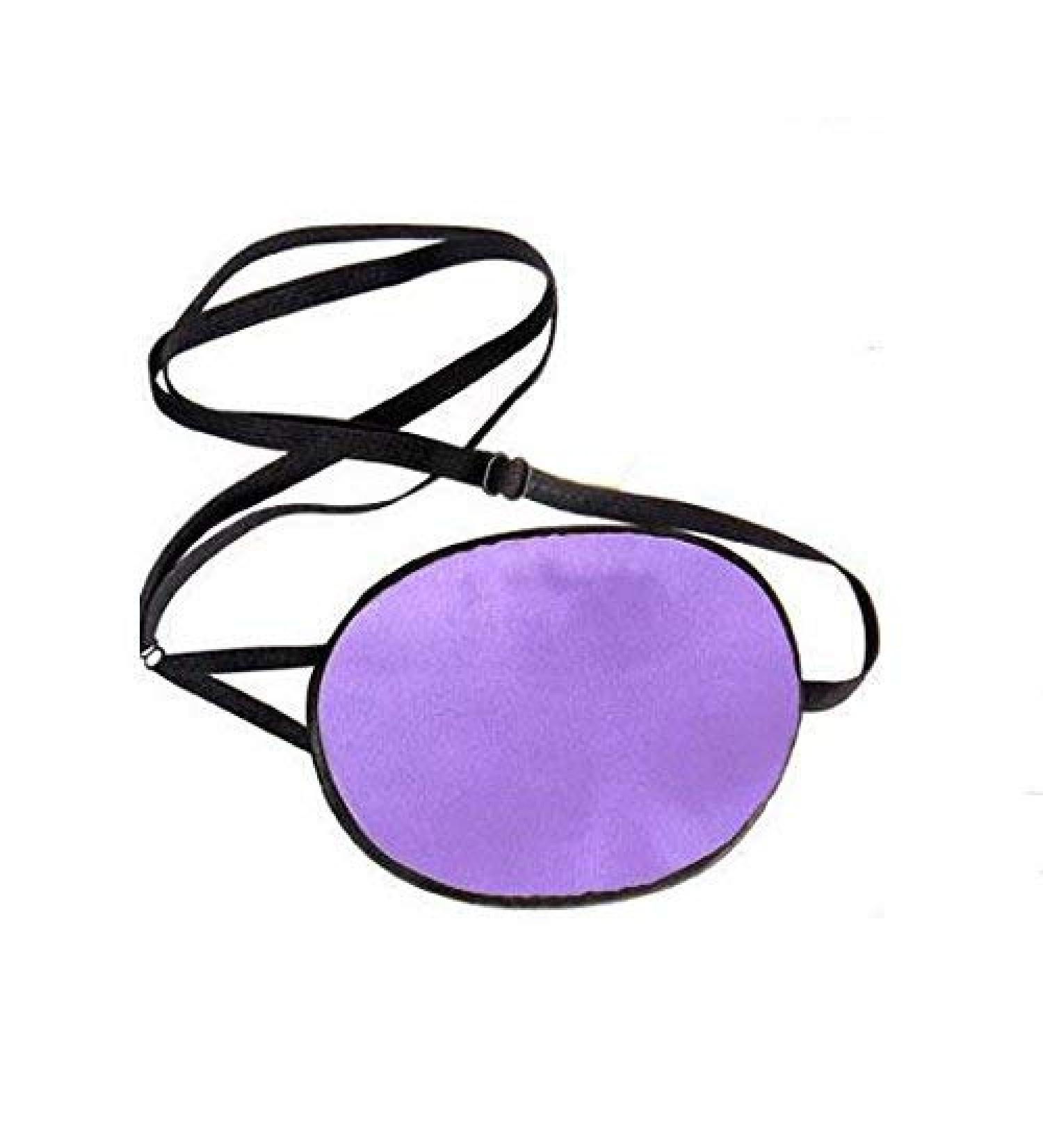 Kid's Silk Eye Patch for Strabismus Correction - Adjustable & Portable (Purple) - Buy Online on GoSupps.com