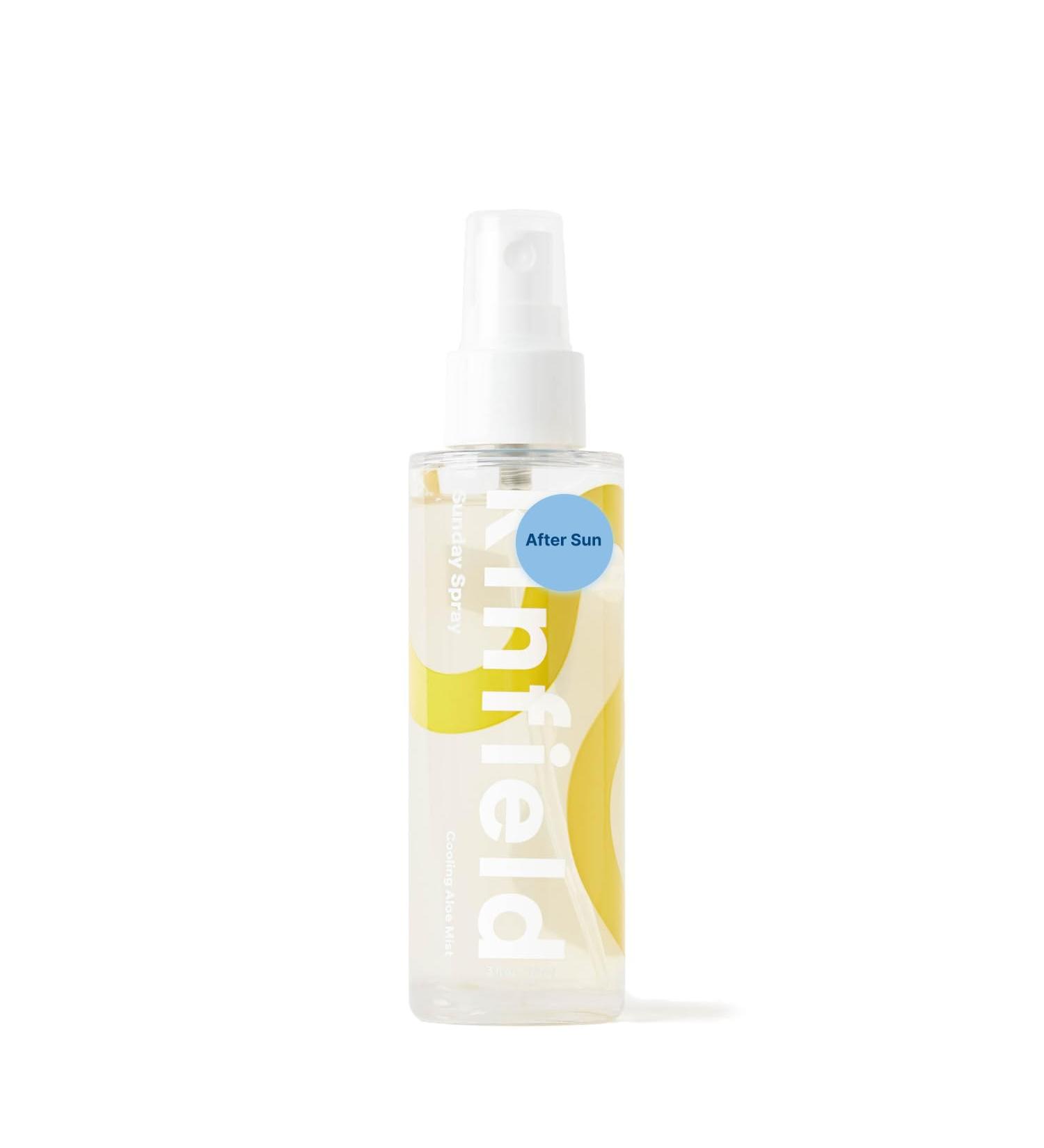 Kinfield Sunday Spray - Cooling Aloe Mist | Refreshing After Sun Spray for Sunburned Skin | Cruelty-Free Skincare 3.0 oz / 89 ml - Buy Online on GoSupps.com