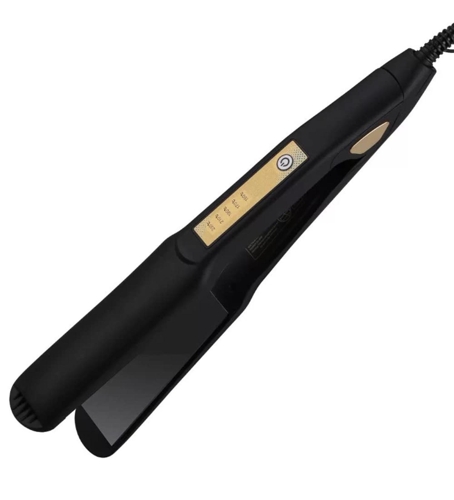2-in-1 Hair Straightener & Curler - Tourmaline Ceramic Digital Flat Iron with 5 Temp Settings & 30s Instant Heat - Buy Online on GoSupps.com