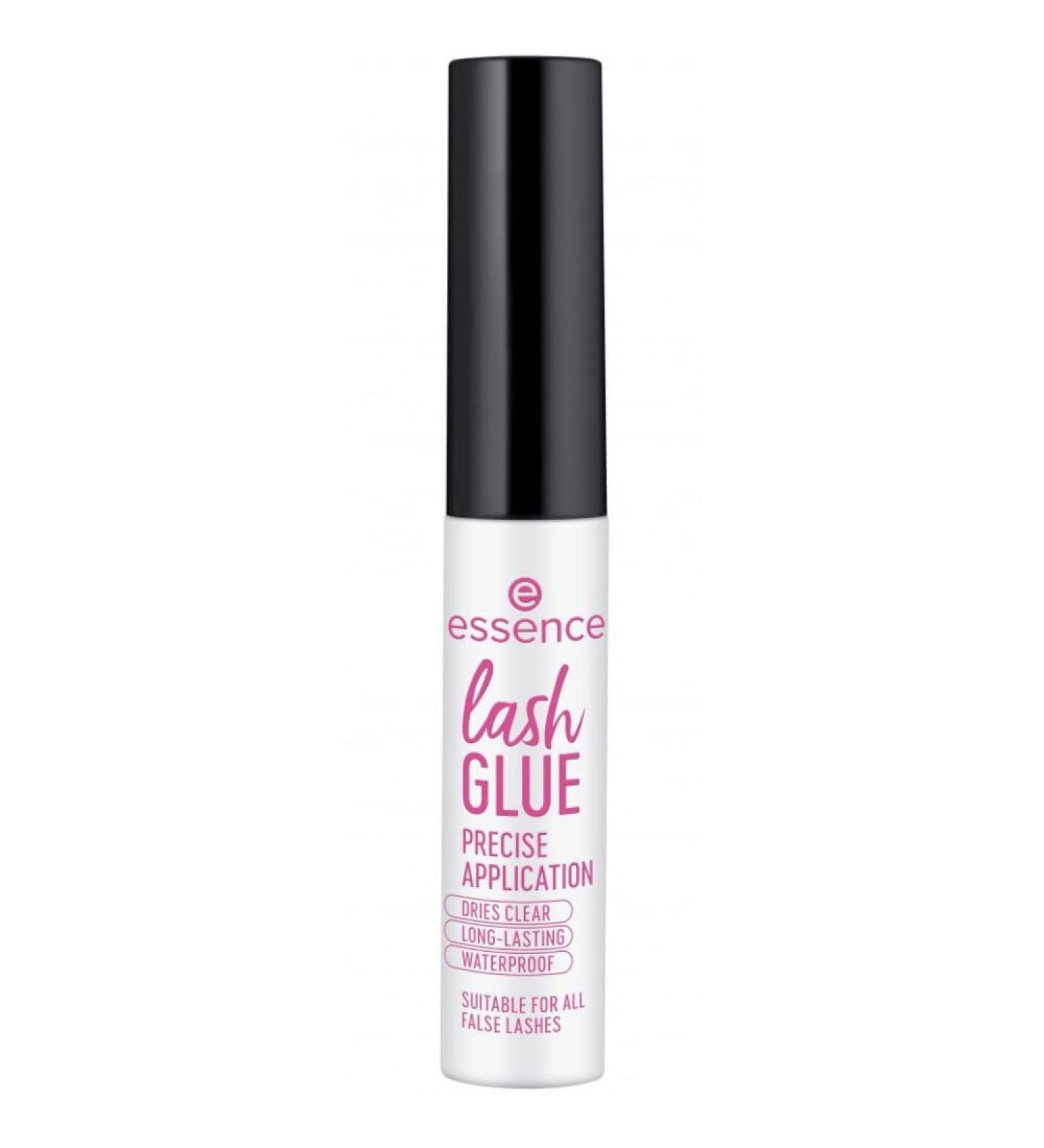 essence lash GLUE fake lashes accessories transparent long-lasting vegan waterproof microplastic particle free (4.7g)