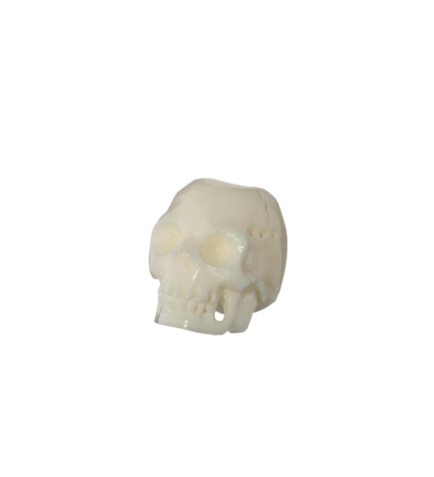 NKlaus Hair Accessories Beard Bead CHEREP Small Skull Bone Curly Bead 6435