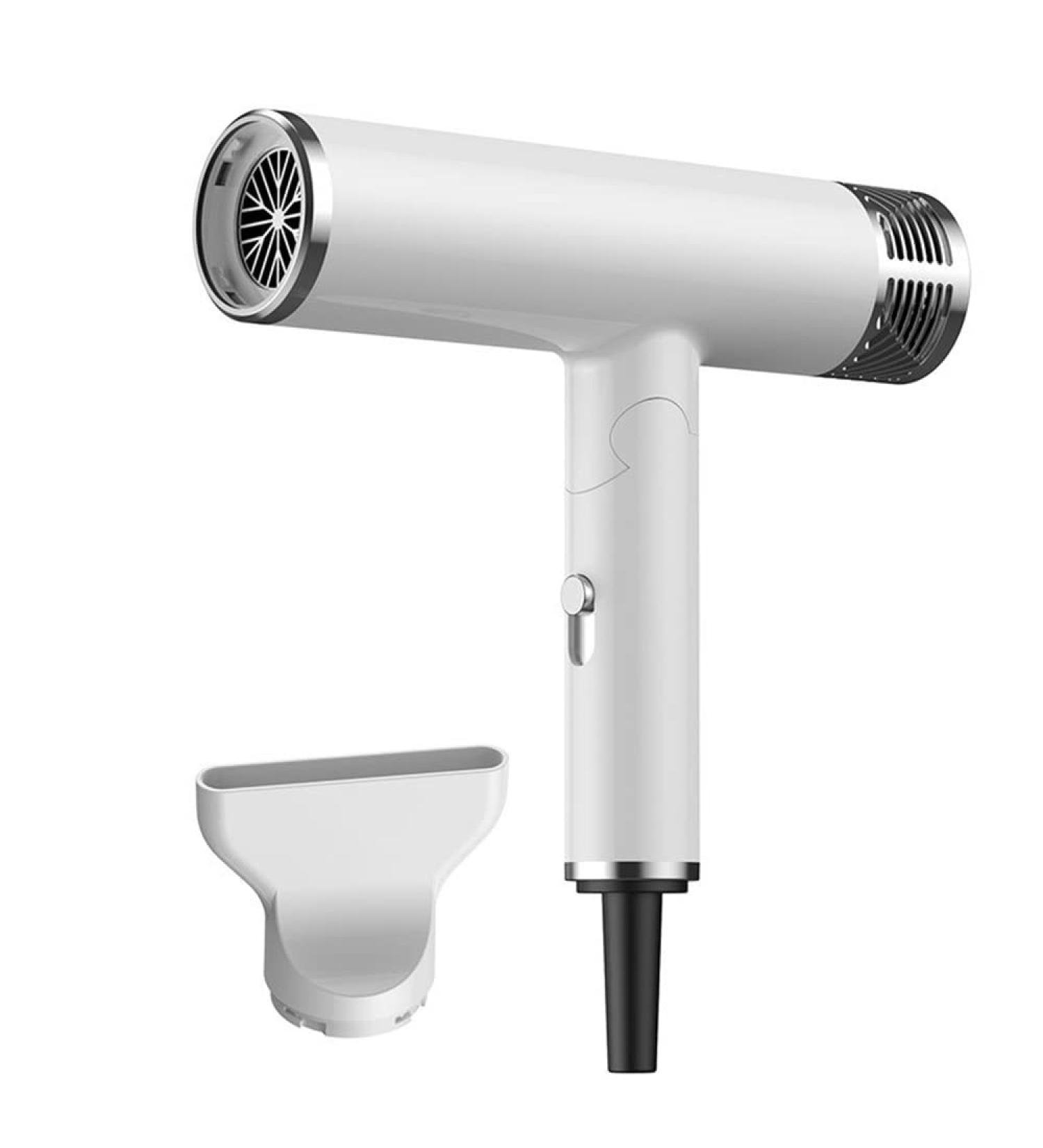 Hair Dryer Professional 1300W Powerful Constant Temperature HairDryer for Woman of Lightweight Folding Handle with Negative ION 3 Levels of Wind Temperature for Women Men Home Gift Purple Small Gift White - Buy Online on GoSupps.com