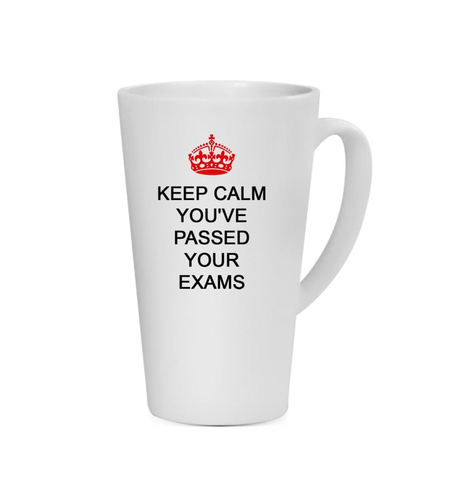 Giftme Keep Calm You've Passed Your Exams Ceramic Coffee Tea Mug Latte Mug. (17oz) - Buy Online on GoSupps.com