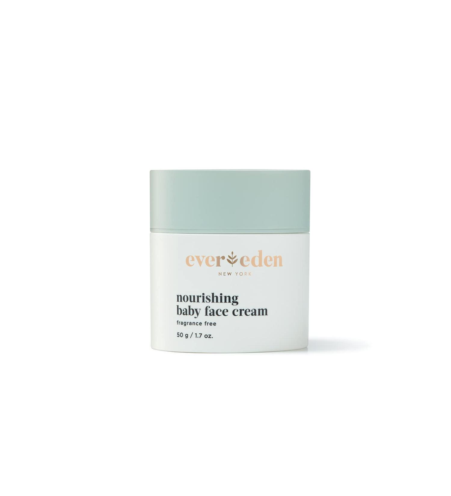 Evereden Nourishing Baby Face Cream 1.7 oz | Clean & Natural | Non-toxic, Fragrance-Free, Plant-based | Organic Ingredients - Buy Online on GoSupps.com