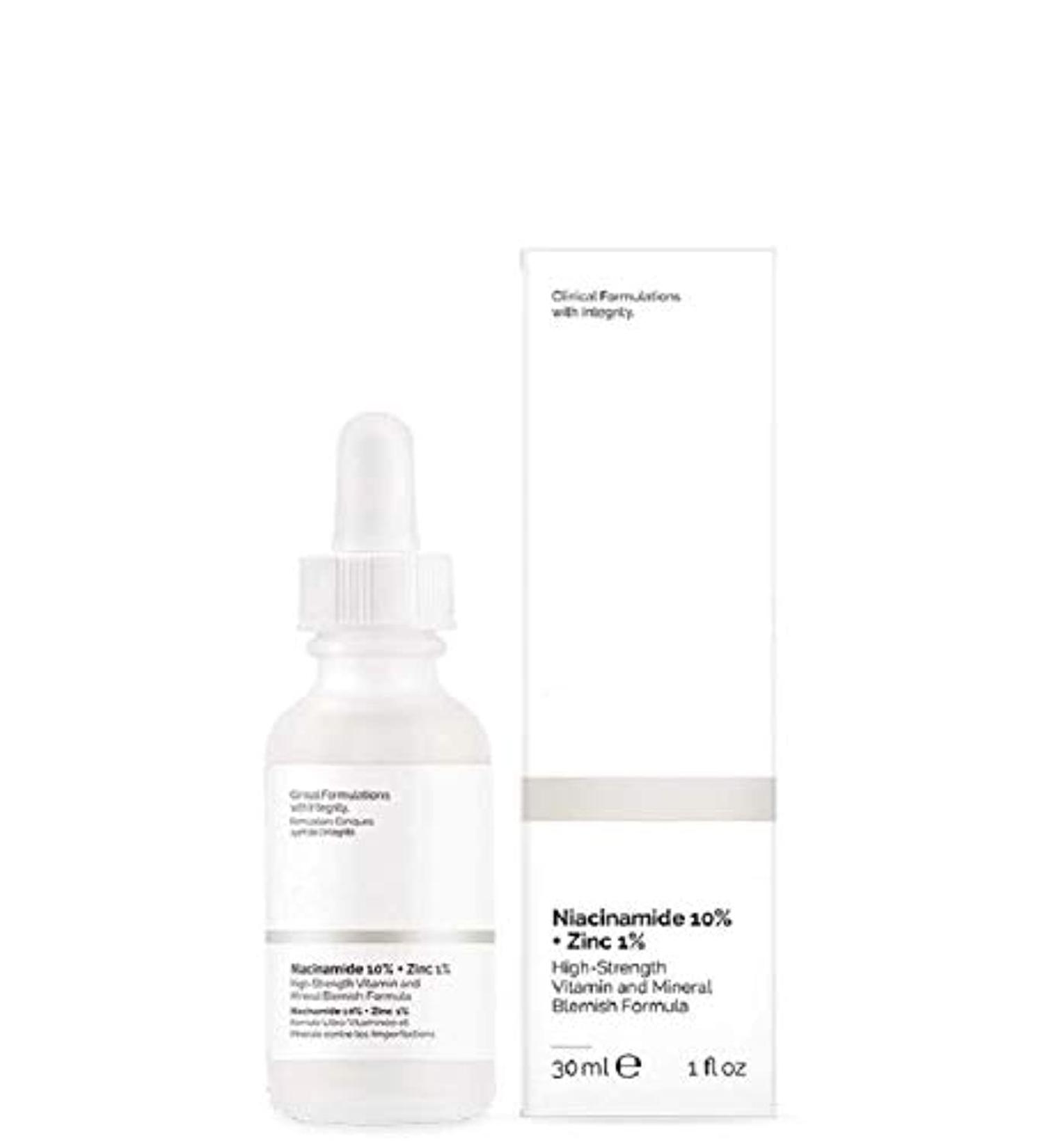 Niacinamide 10% + Zinc 1% Serum for Face - Pore Reducer - USA Skin Care (30ml) - Buy Online on GoSupps.com