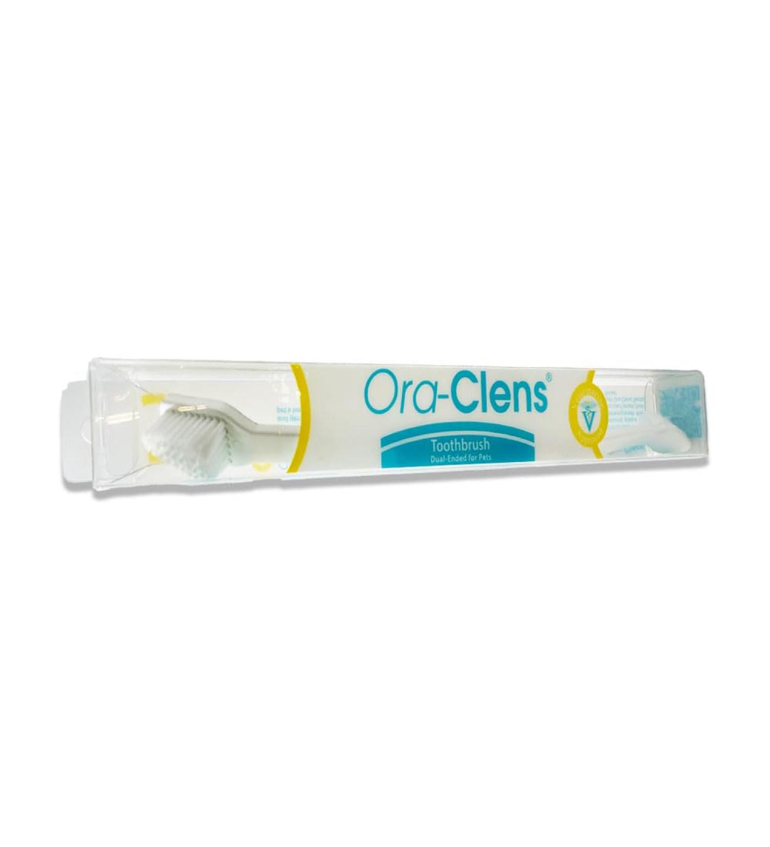 Dual Ended Toothbrush for Dogs & Cats - Ergonomic Design Flexible Neck Controls Tartar & Plaque Reduces Bad Breath - Buy Online on GoSupps.com