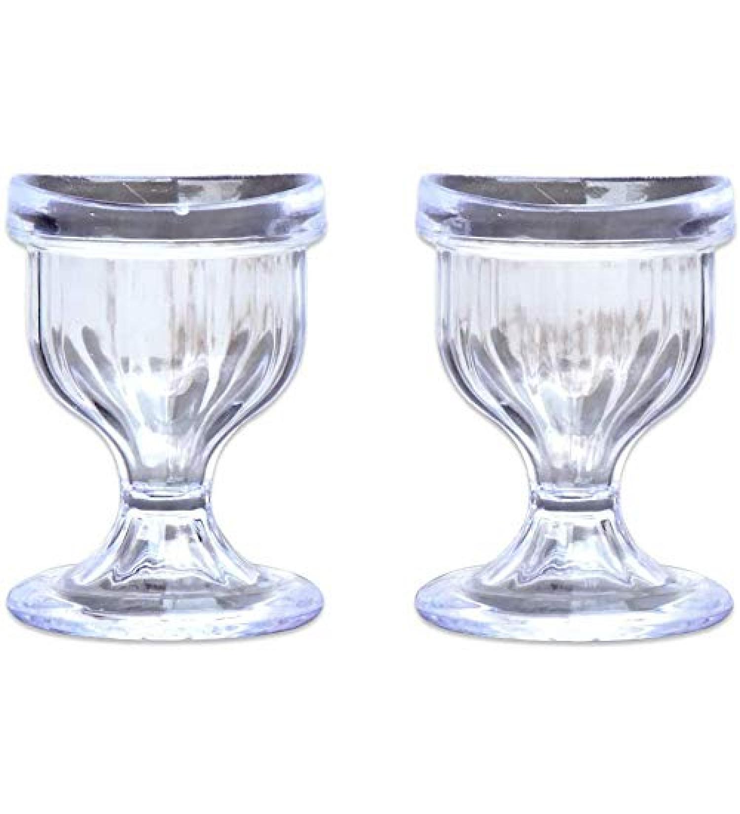 Eye Wash Cup Set of 2 for Soothing Relief from Allergens, Irritants, Makeup, Dust, Dry Eyes by Ancient Impex - Buy Online on GoSupps.com