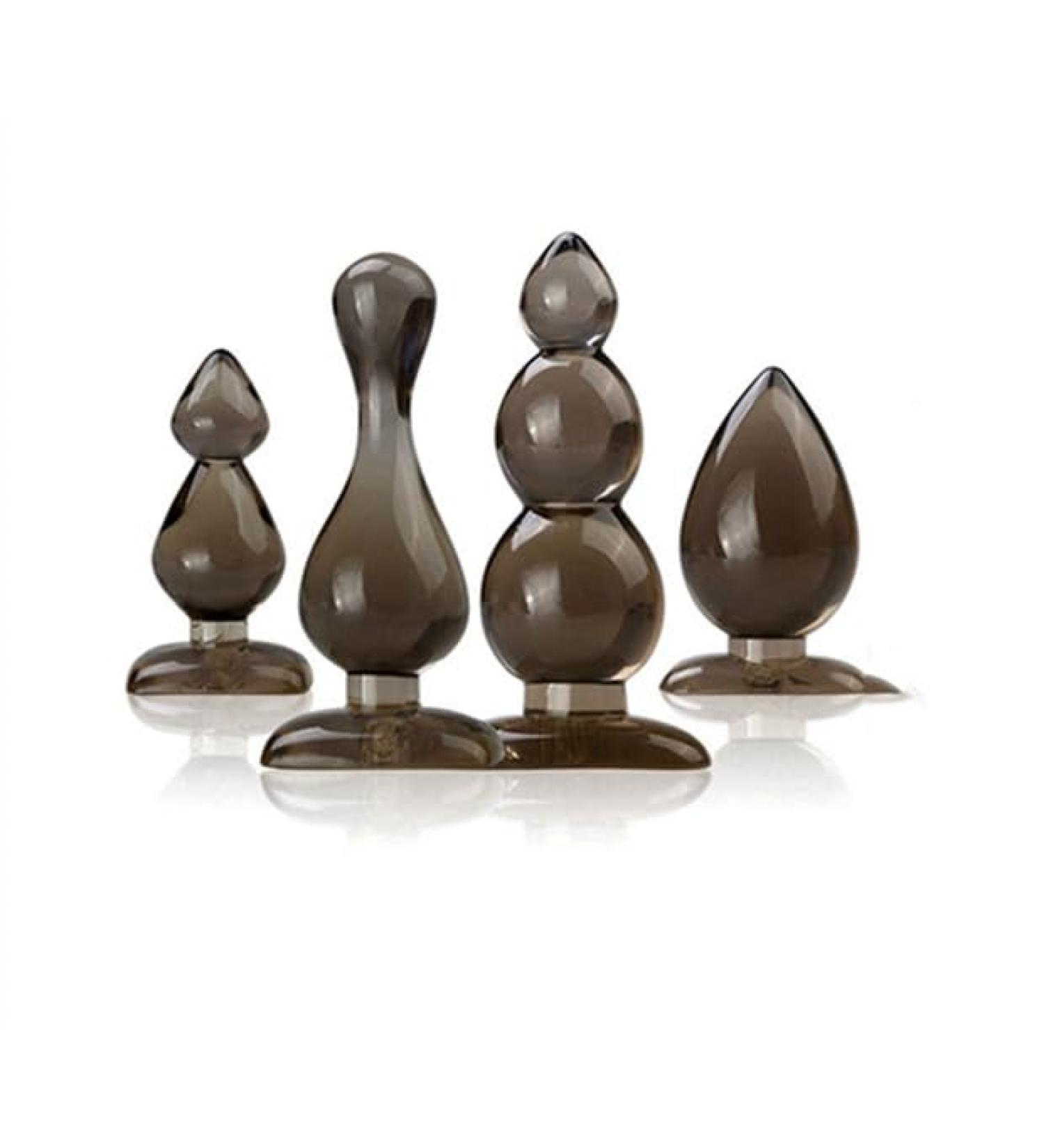 CNJ6-4 Pcs Silicone Male Exercise Suction Cup Plug Kit - Buy Online on GoSupps.com