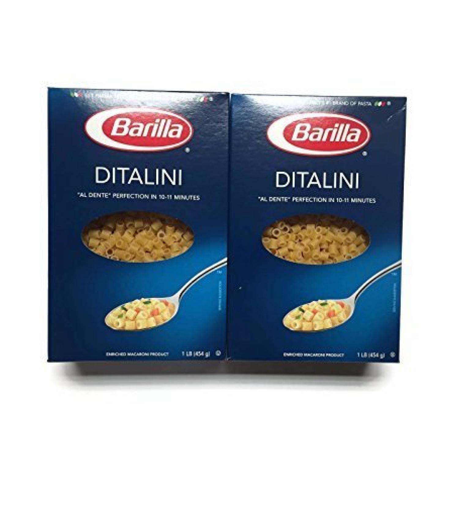 Barilla Ditalini Pasta 16 Oz. (1 Lb.) Packages (Set of 2) by Barilla
