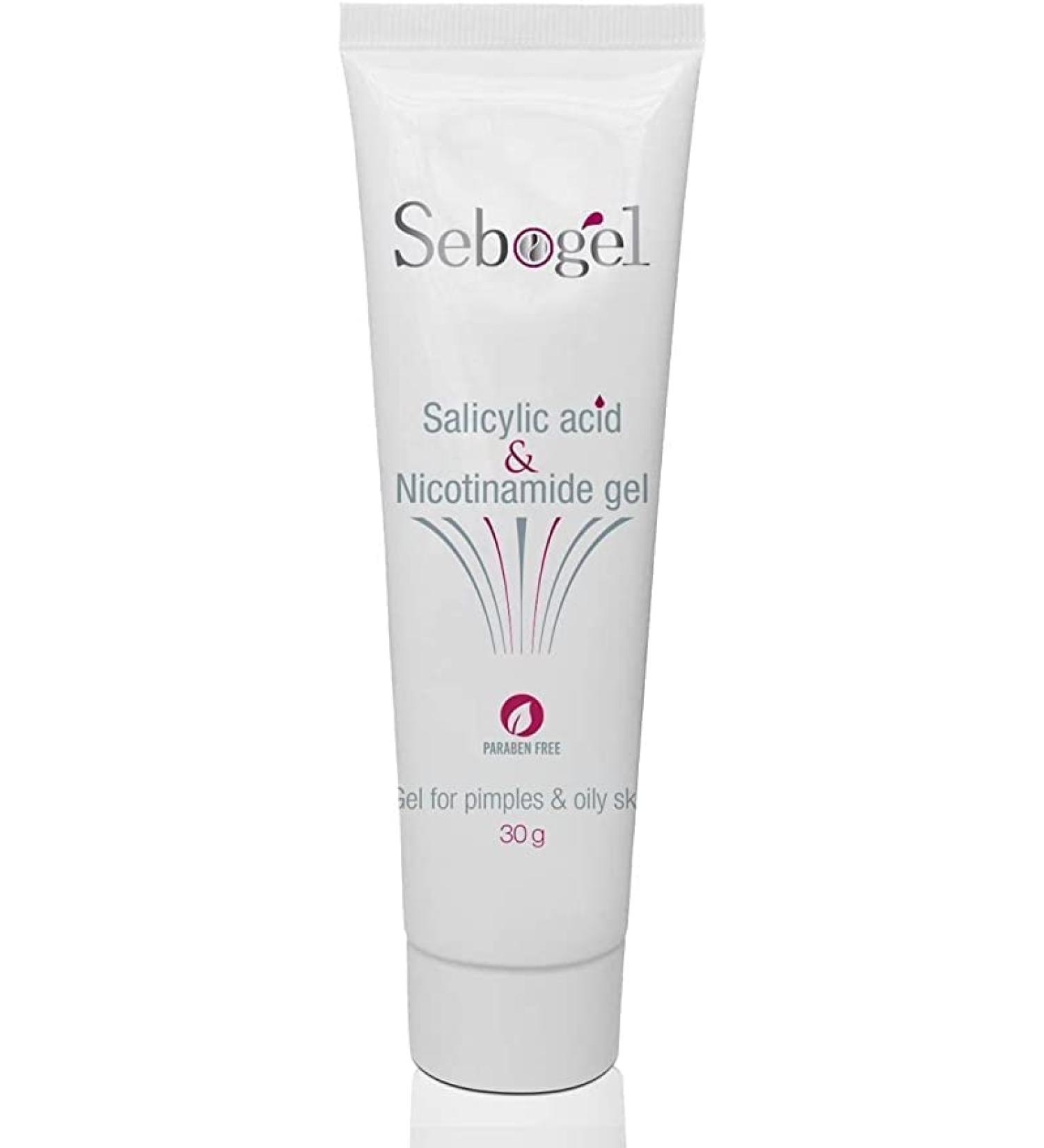 Metrol Sebogel Salicylic Acid & Nicotinamide Gel for Pimples and Oily Skin 30gm - Buy Online on GoSupps.com