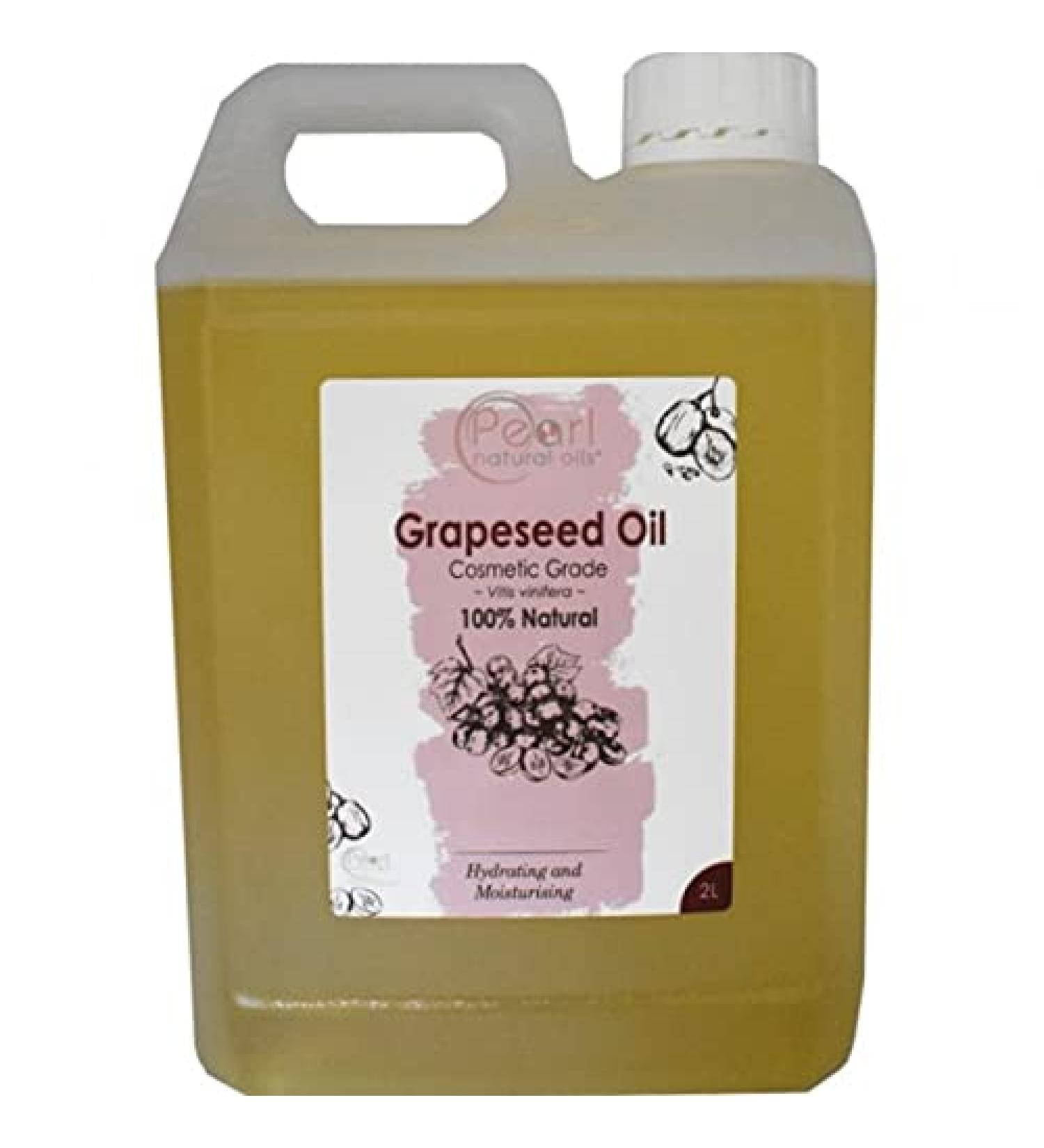 Pearl Natural Oils Grapeseed Oil Cosmetic Grade 2 litres