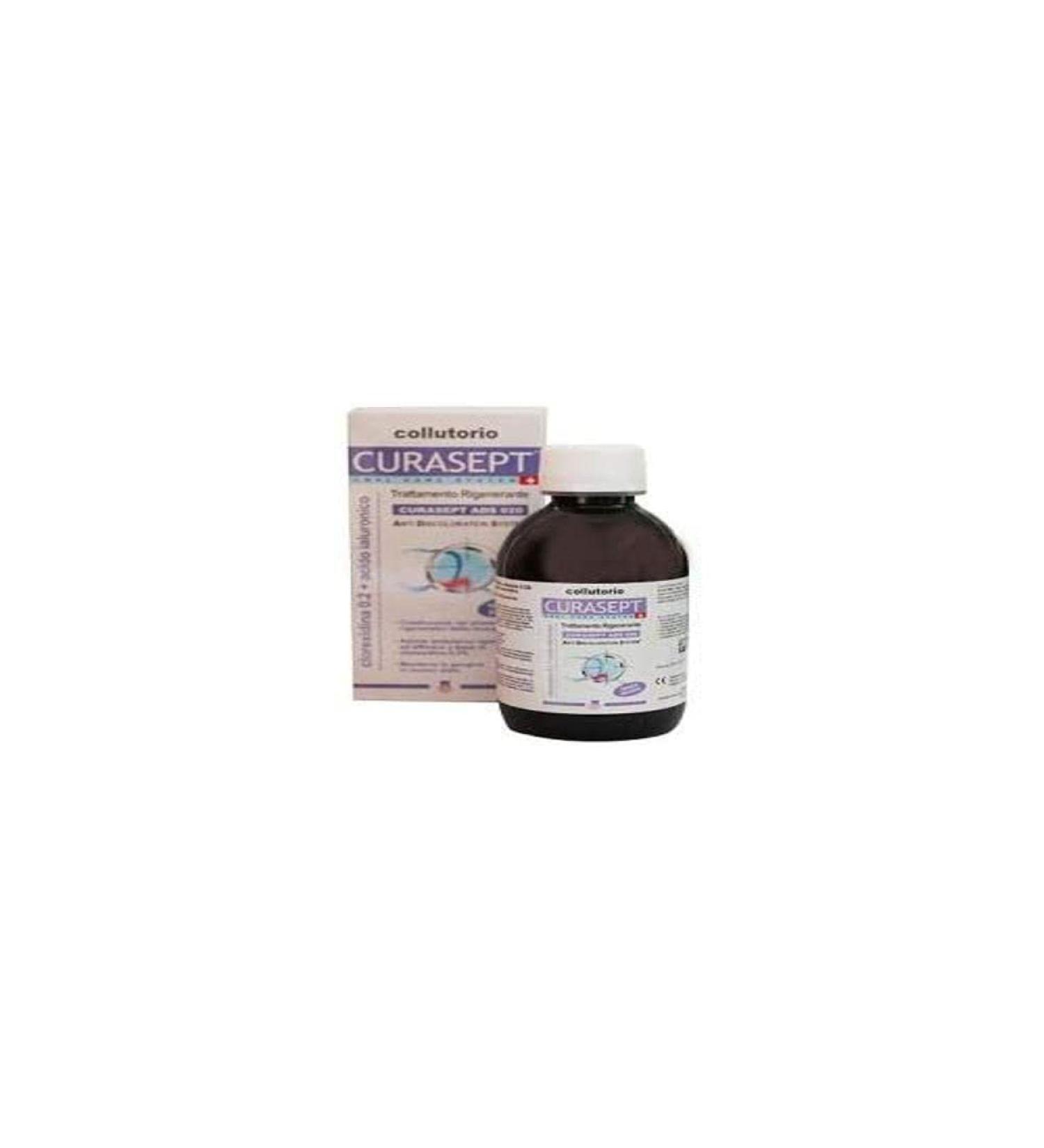 Curasept mouthwash regenerating treatment chlorhexidine 0.20 and hyaluronic acid