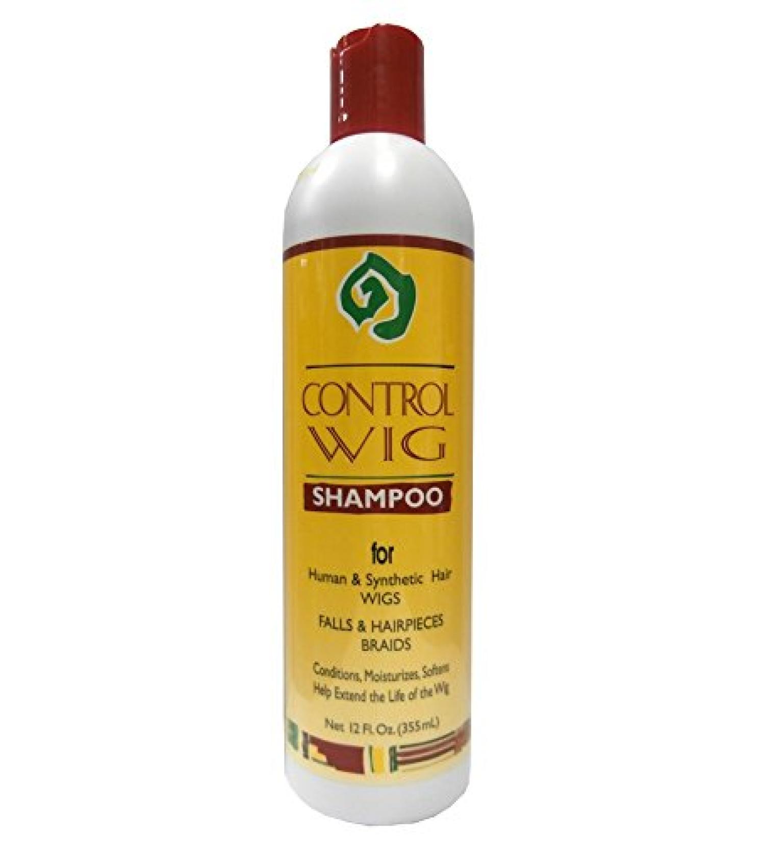 African Essence Control Wig Shampoo for Human & Synthetic Hair Wigs 355ml