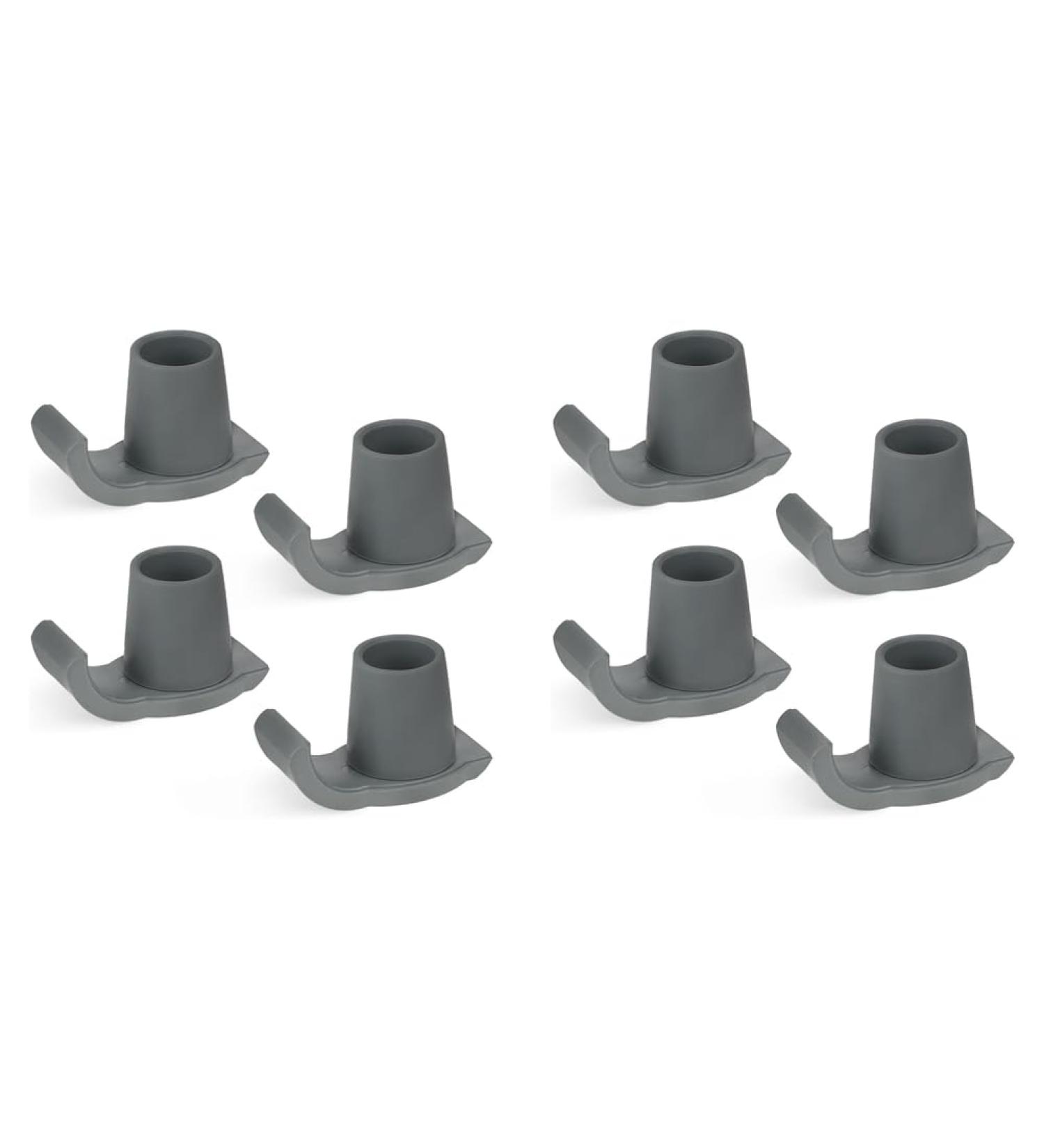 ciyeu 8 Pcs Walker Ski Glider Replacement Kit - Anti-Slip Plastic Walking Aid Parts Accessories - Buy Online on GoSupps.com