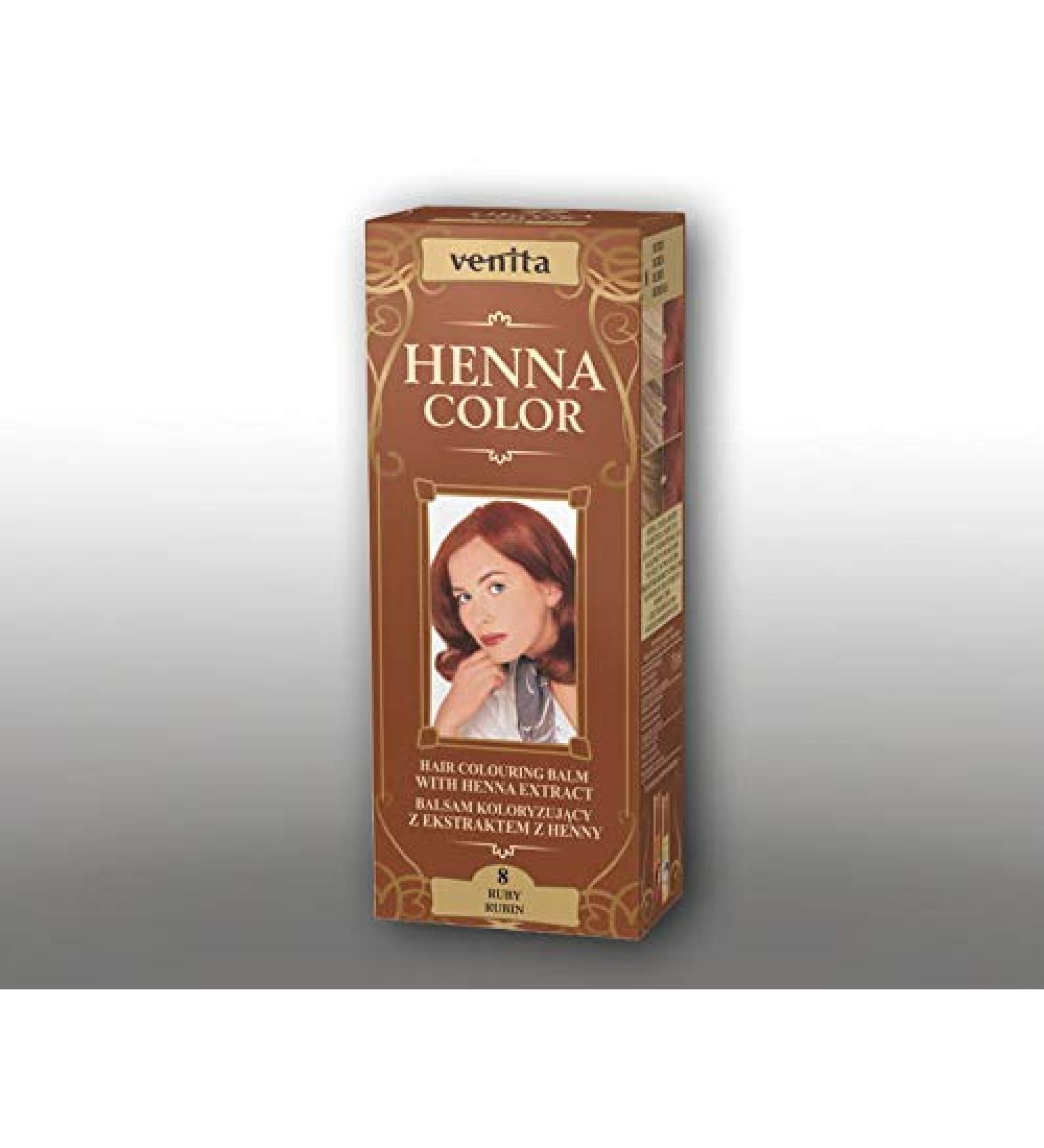 Venita Henna Color Haarf rbemittel 8 Rubin 75 ml