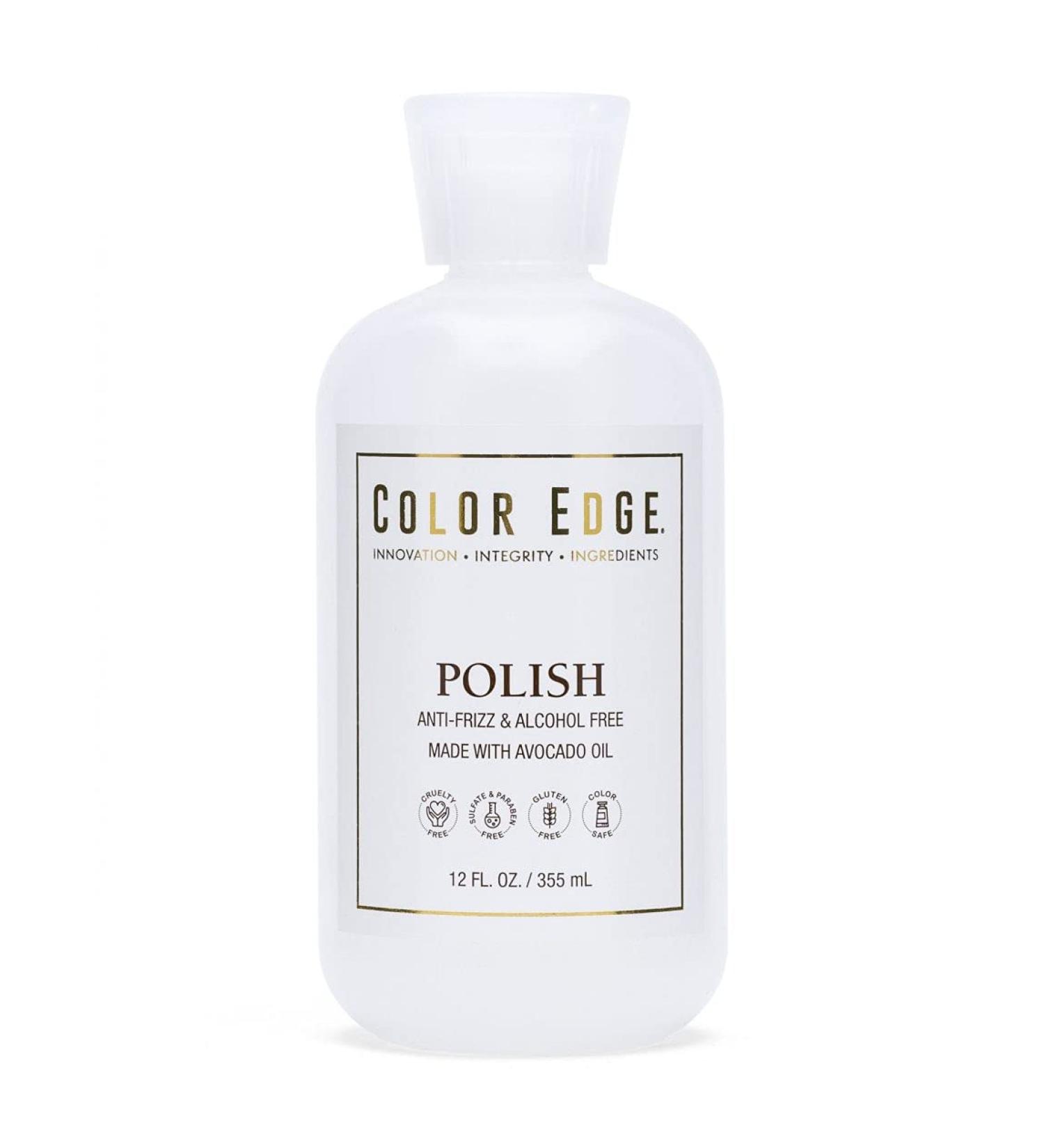 COLOR EDGE Hair Care POLISH For Skin & Hair w/AVOCADO OIL/Frizzy Hair 12oz