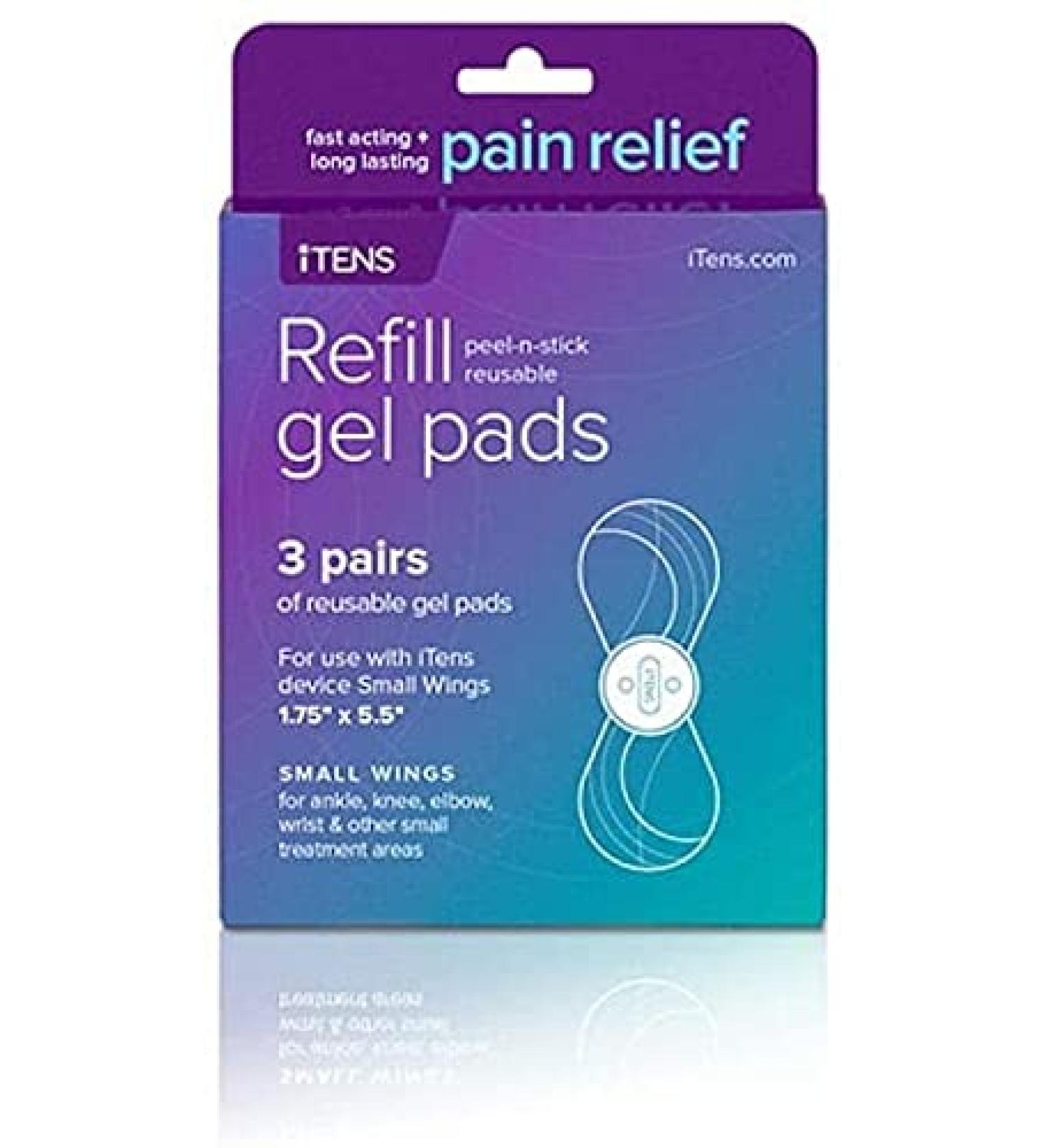 Extra Gel Pads for iTens Wearable Electrotherapy - Small - Clear