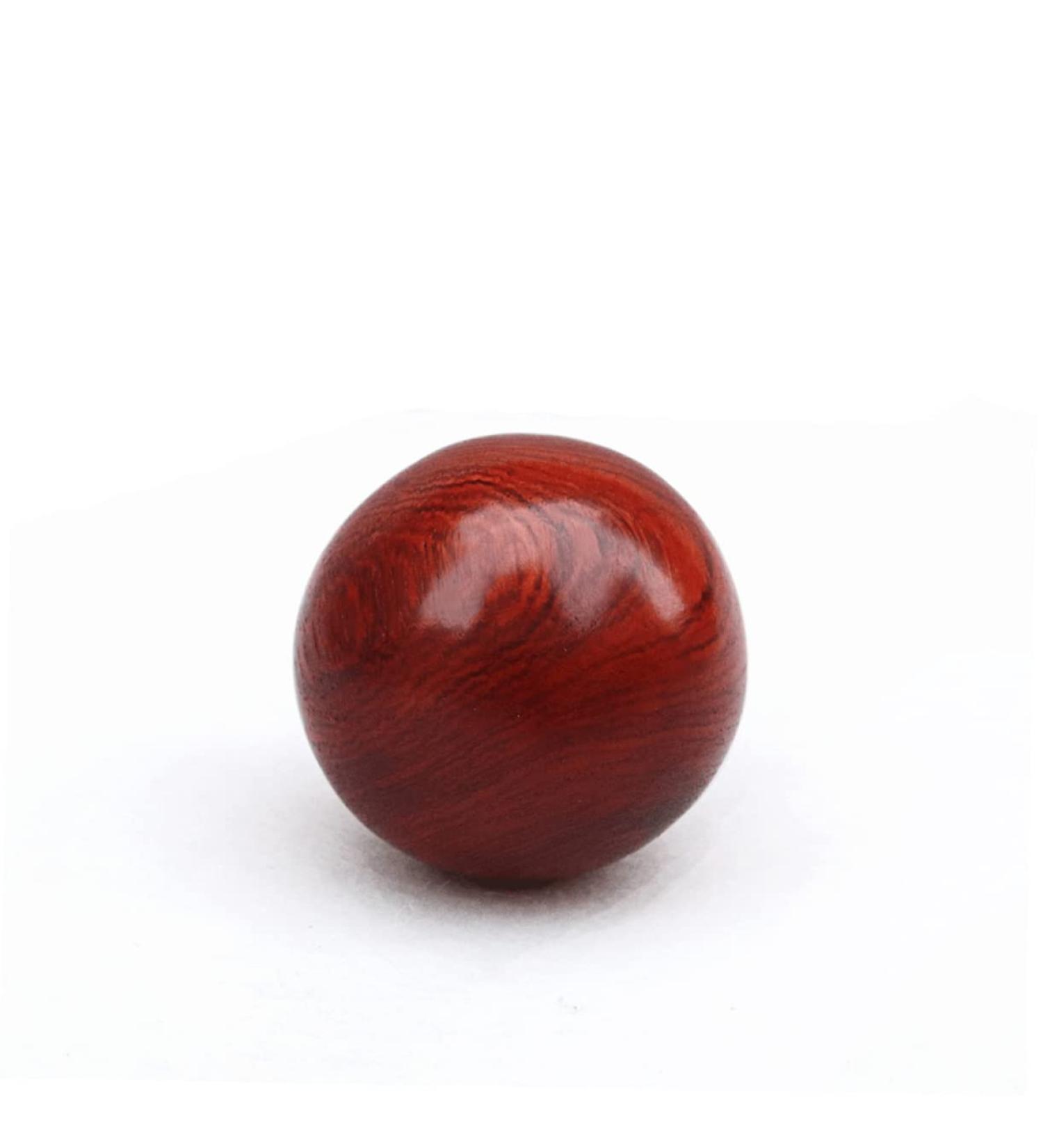 PLAFOPE Hand Massage Balls - 2 Piece Set Rosewood 6cm Red Massage Roller for Relaxation & Relief - Buy Online on GoSupps.com