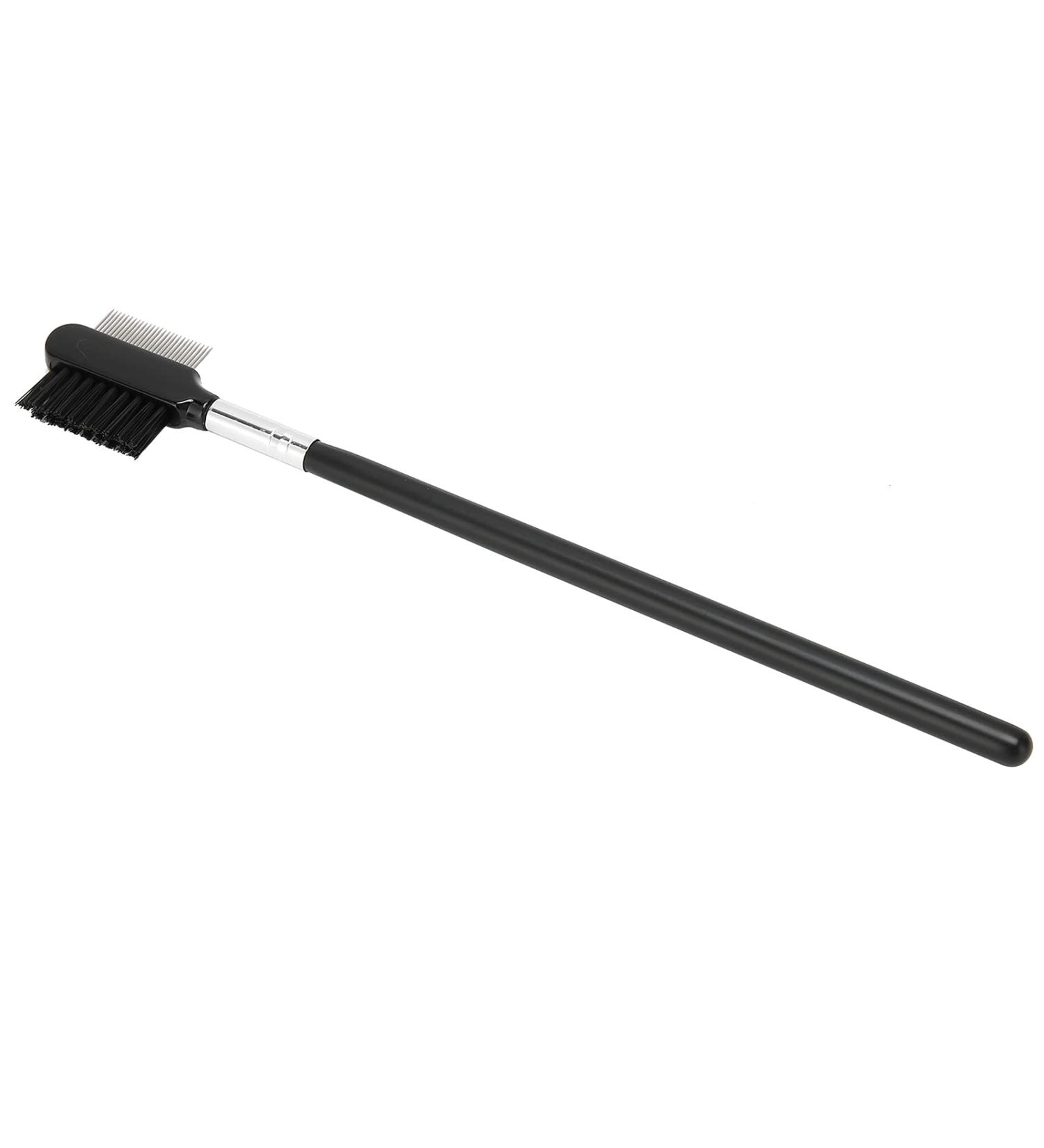 Buy Stainless Steel Eyebrow Brush | Dual Use Needle Comb Makeup Tool - Perfect for Precision Styling - Buy Online on GoSupps.com