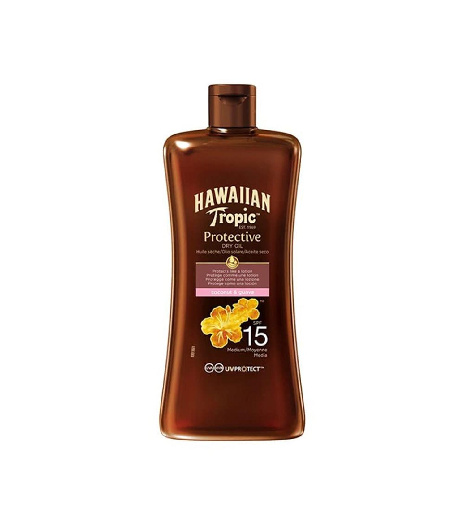 Hawaiian Tropic Mini Protective Dry Oil SPF 15 100 ml - Buy Online on GoSupps.com