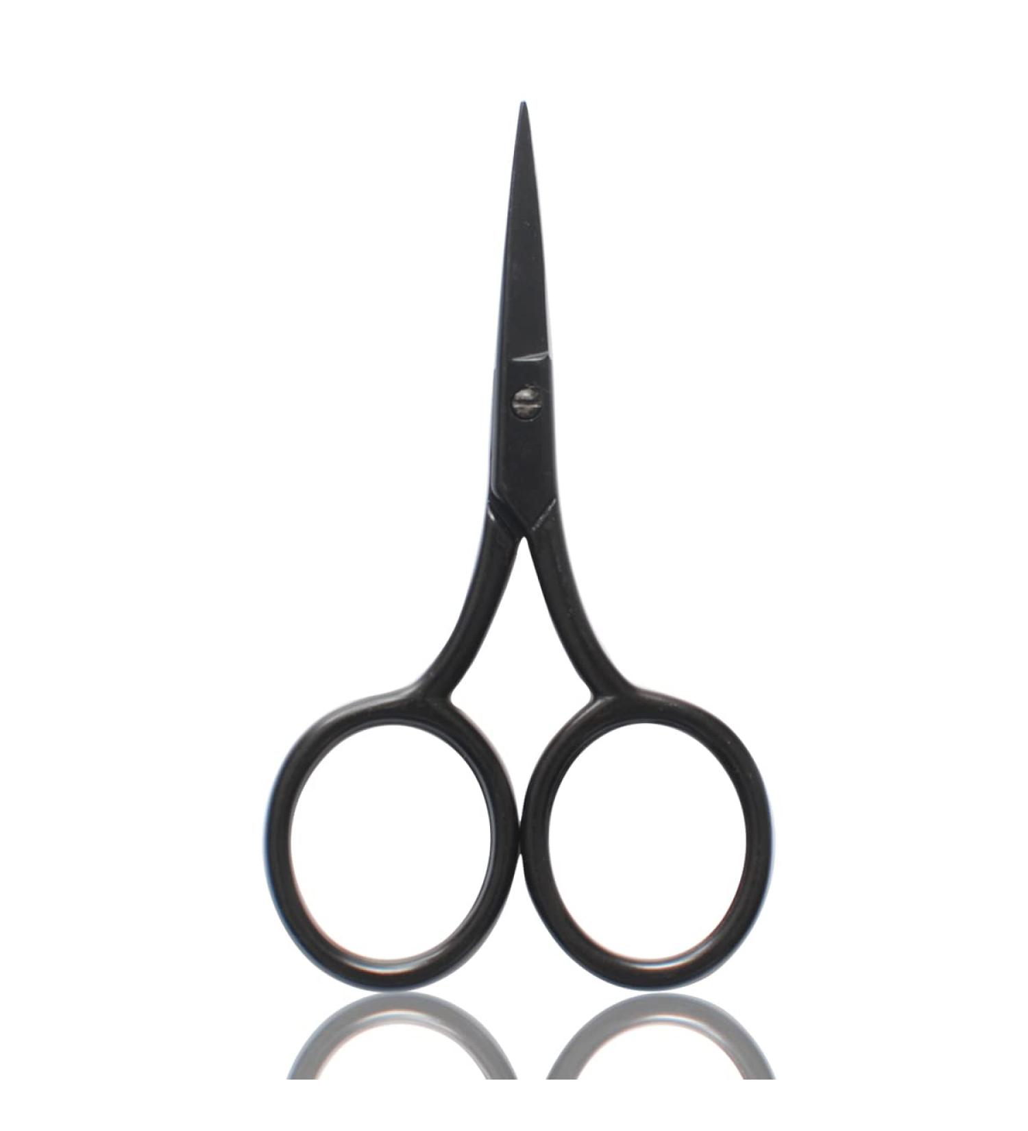 YJSStriving Eyebrow and Eyelash Trimmer Scissors - Sharp Mini Scissors for Hair, Mustache, Beard - Black - Buy Online on GoSupps.com