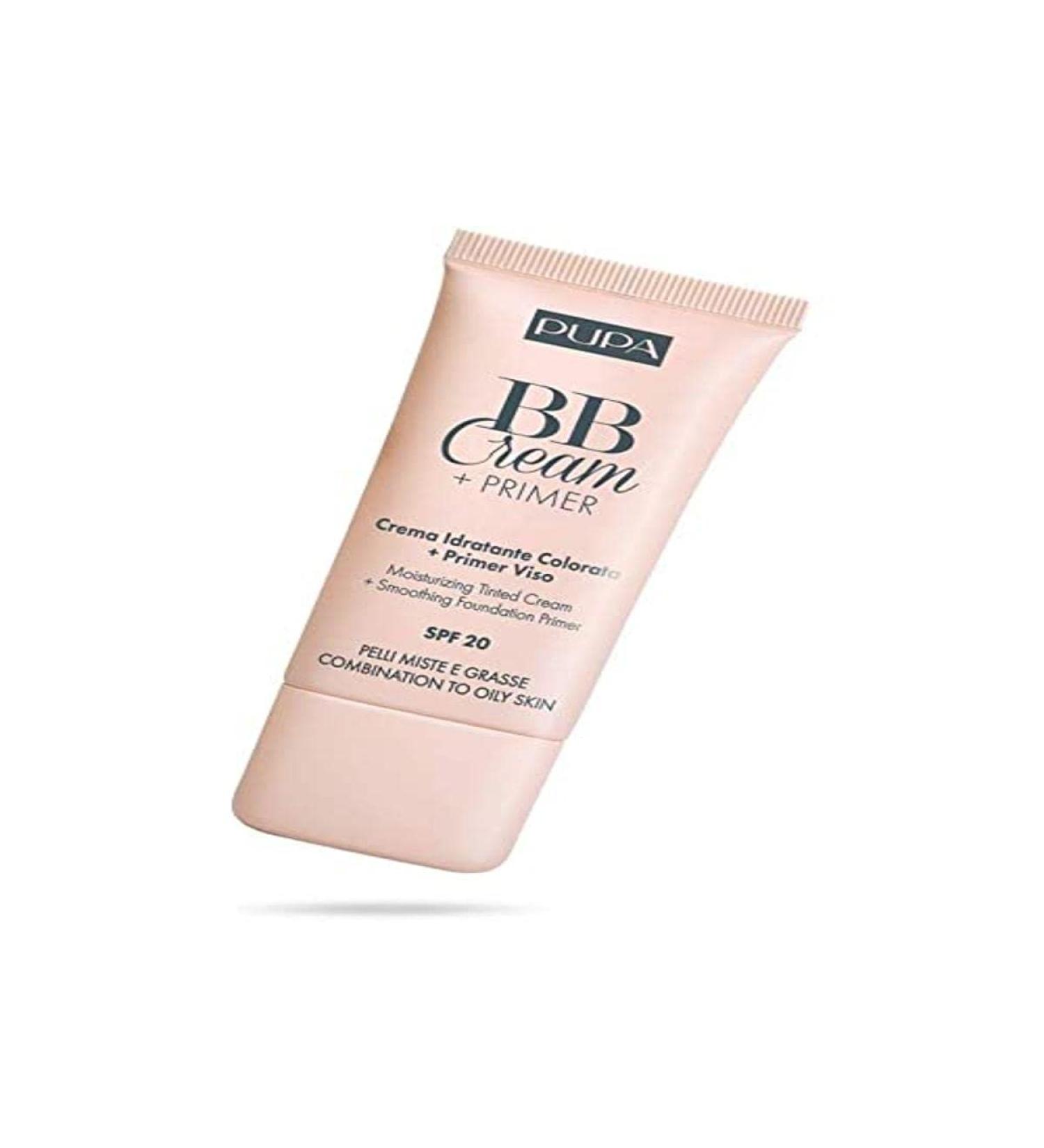 Pupa BB Cream + Primer Pelli Miste E Grasse- Nude - 30g
