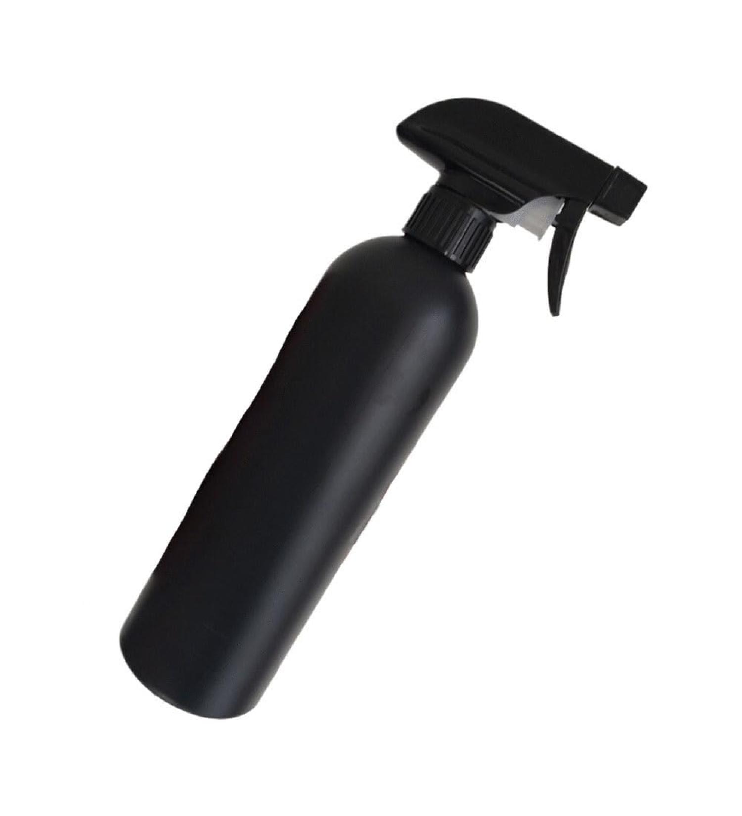 Hairdressing Spray Bottle - 500ml Refillable Mist Sprayer for Salon & Barber | Black - Buy Online on GoSupps.com