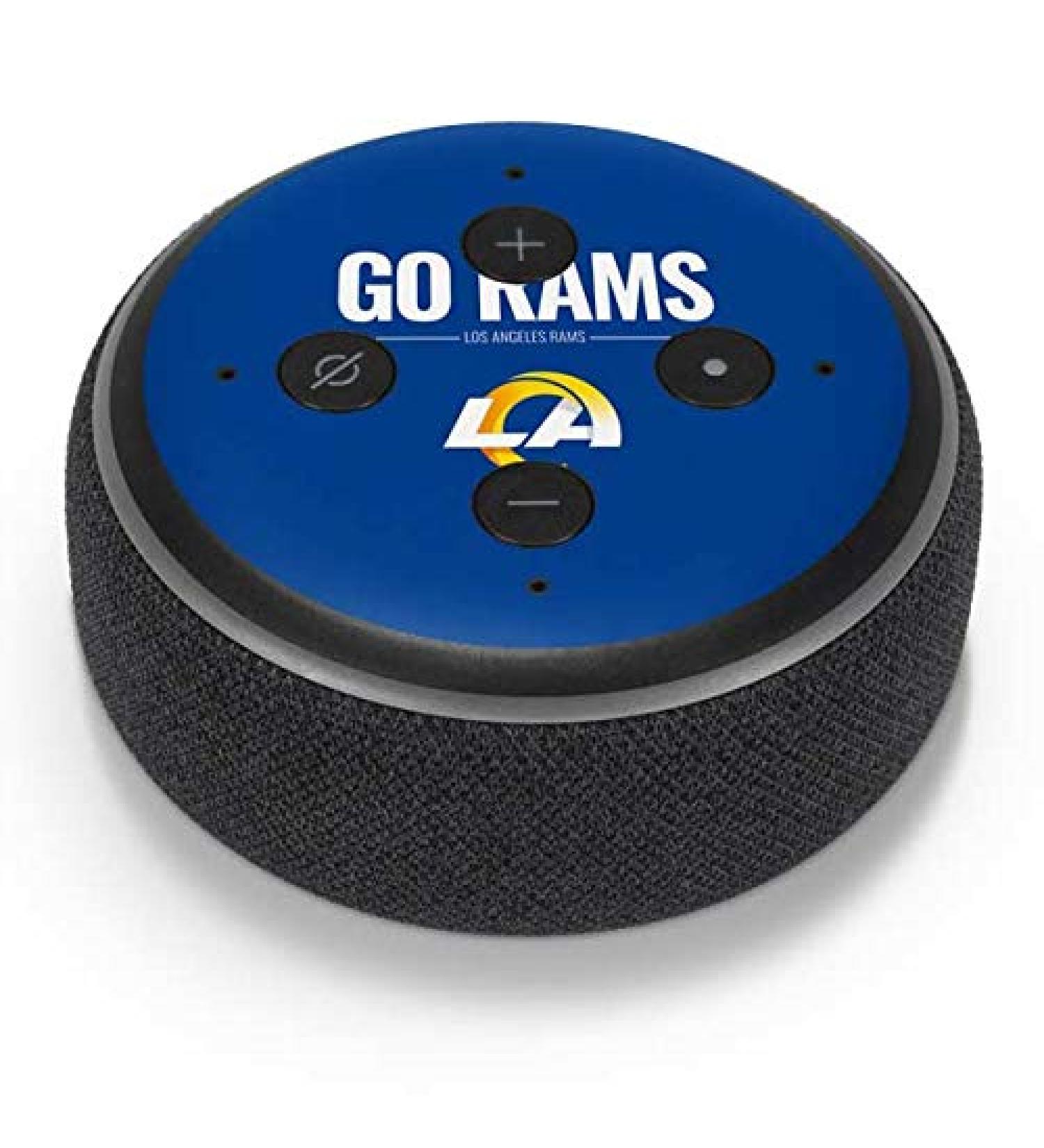 NFL Los Angeles Rams Team Motto Skinit Decal Audio Skin for Amazon Echo Dot 3 - Buy Online on GoSupps.com