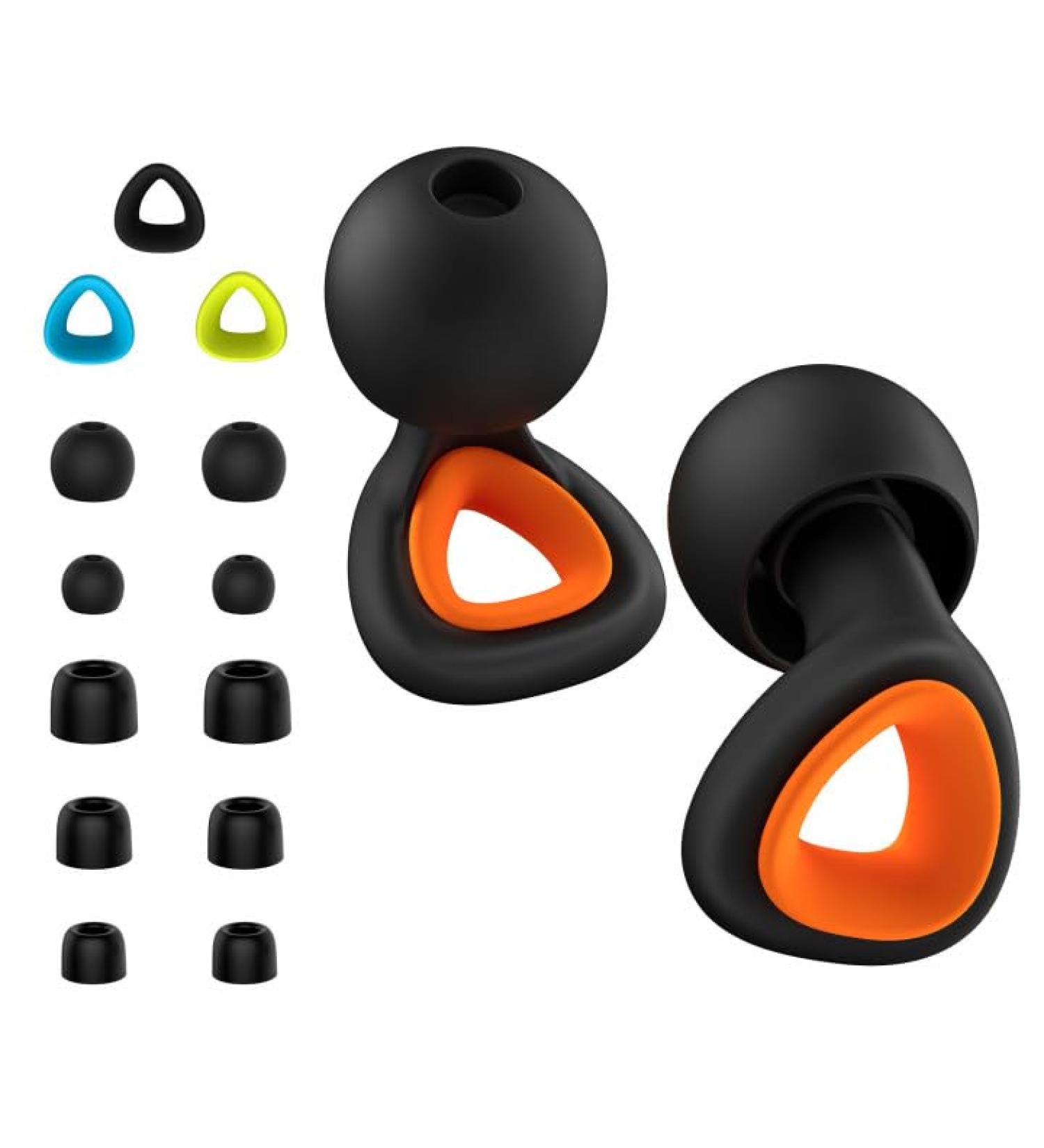 Buy Ear Plugs for Noise Reduction | 25dB Soft Silicone & Foam | Colorful Mute Earbuds with S/M/L Tips & Case | Hearing Protection for Sleep Focus Travel & Concerts - Buy Online on GoSupps.com