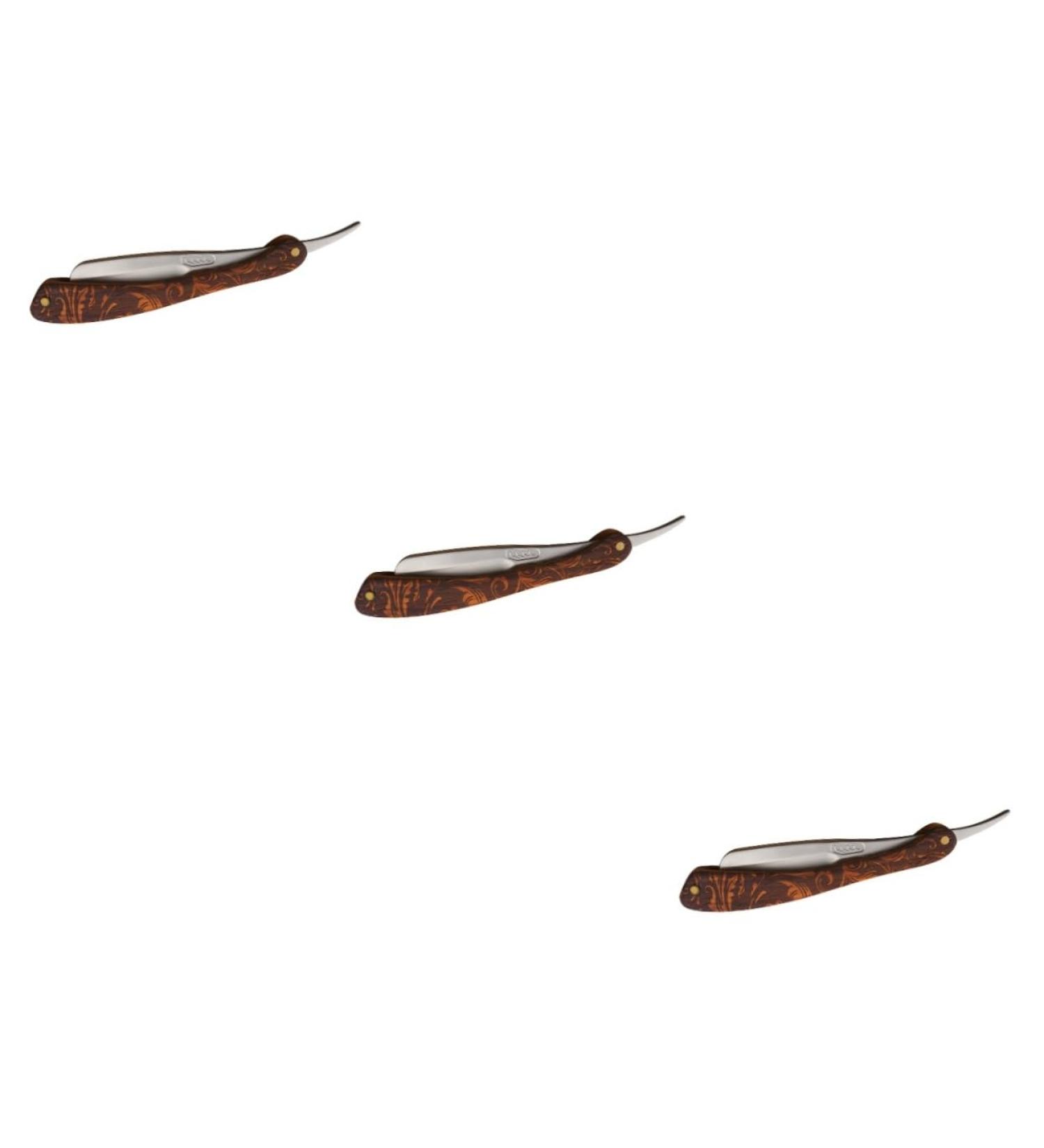 Buy Minkissy 3-Piece Stainless Steel Razor Set - Eyebrow & Hairdressing Tools for Home Use | International Shipping - Buy Online on GoSupps.com