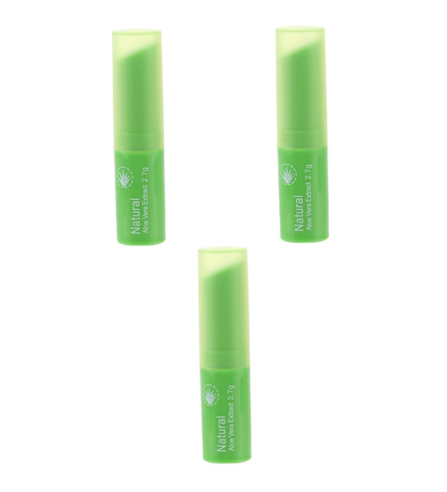 Housoutil 3pcs Color Changing Soft Stick Lip Balm | Moisture & Hydrating Lip Care | Aloe Lip Balm for Dry Lips & Lip Glitter - Buy Online on GoSupps.com