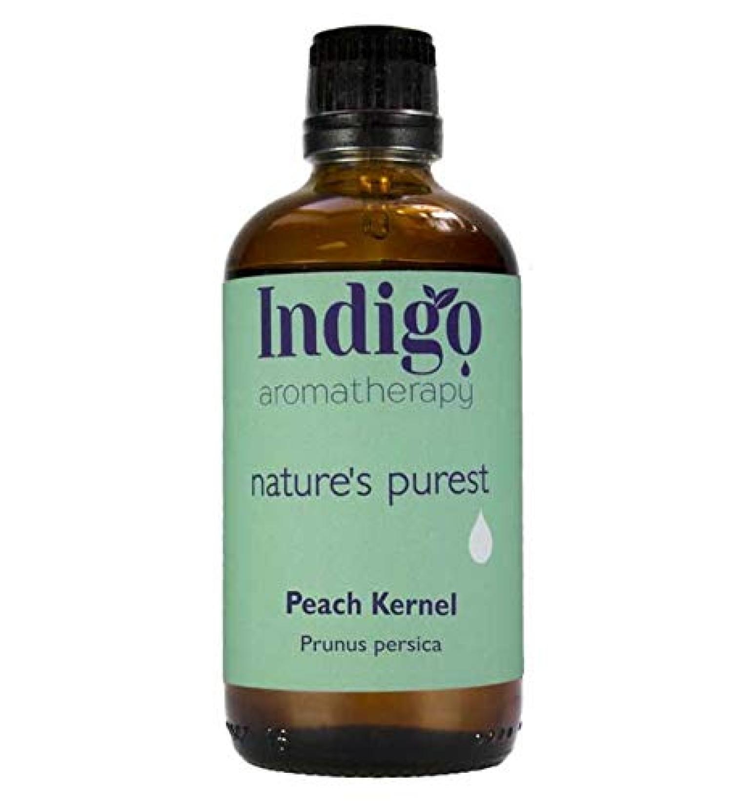 Indigo Herbs Peach Kernel Oil 100ml (Cold Pressed) - 100% Pure Natural
