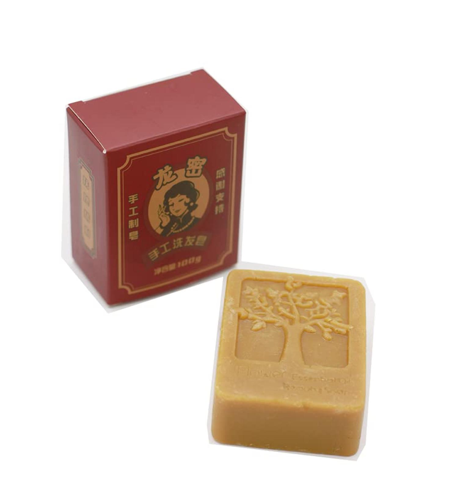 LONGMI Handmade Herbal Soap Bar for Hair | Natural Hair Care | Eco-Friendly & Moisturizing - Buy Online on GoSupps.com